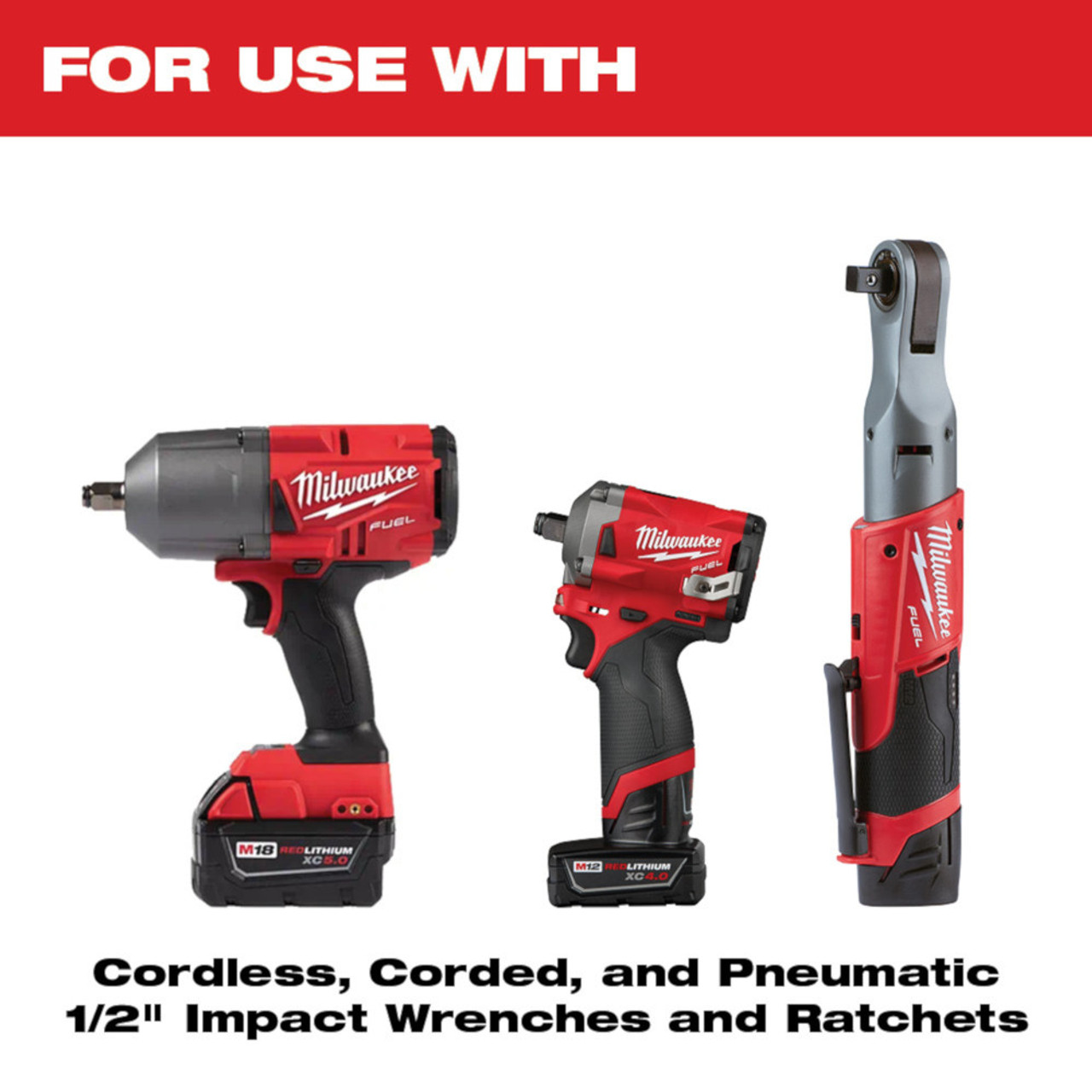 Milwaukee 49-66-6224 SHOCKWAVE Impact Duty 5/8 inch 1/2 inch Drive SAE 6pt Deep Socket Milwaukee 49-66-6224 SHOCKWAVE Impact Duty 5/8 inch 1/2 inch Drive SAE 6pt Deep Socket