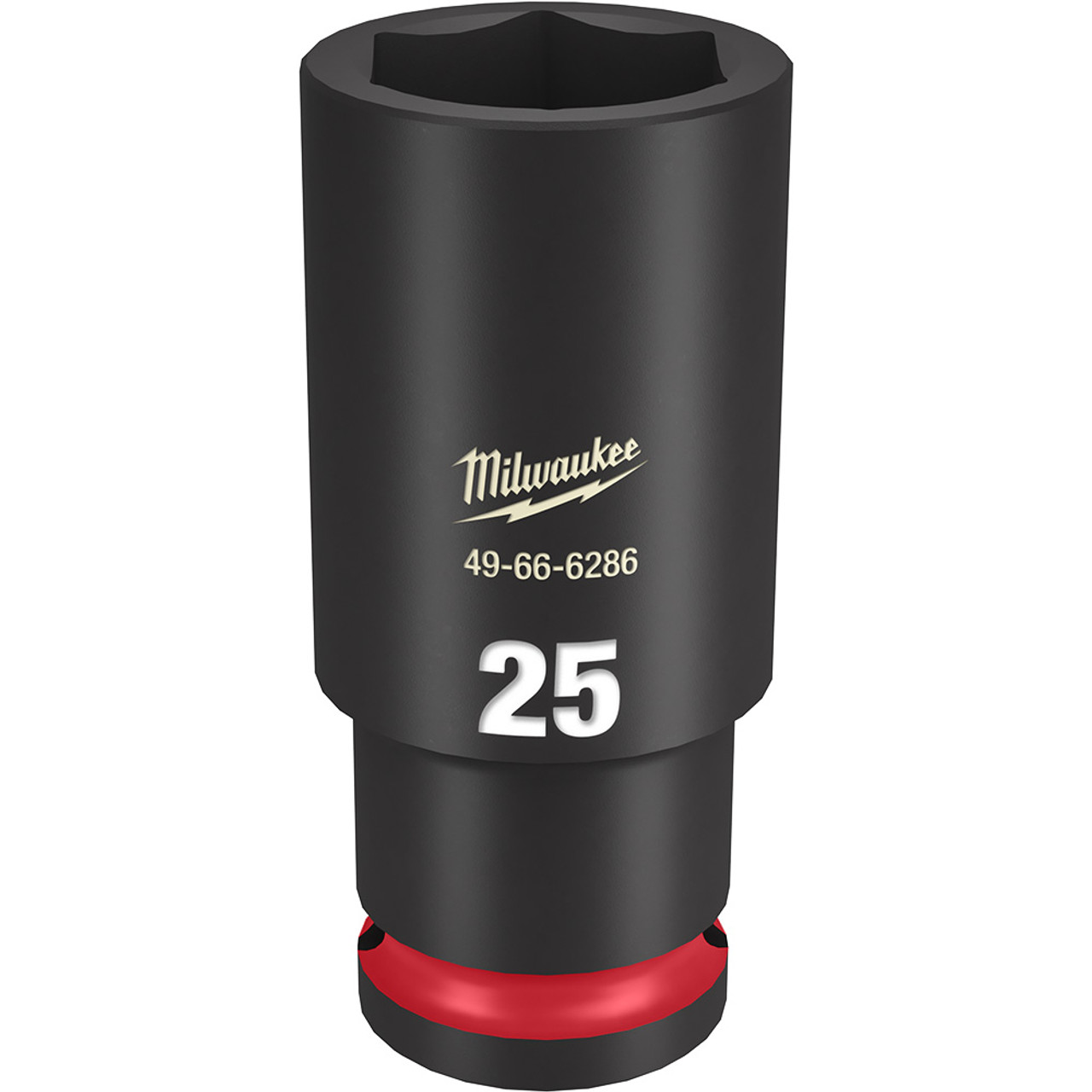 Milwaukee 49-66-6286 SHOCKWAVE Impact Duty 25mm 1/2 inch Drive Metric 6pt Deep Socket