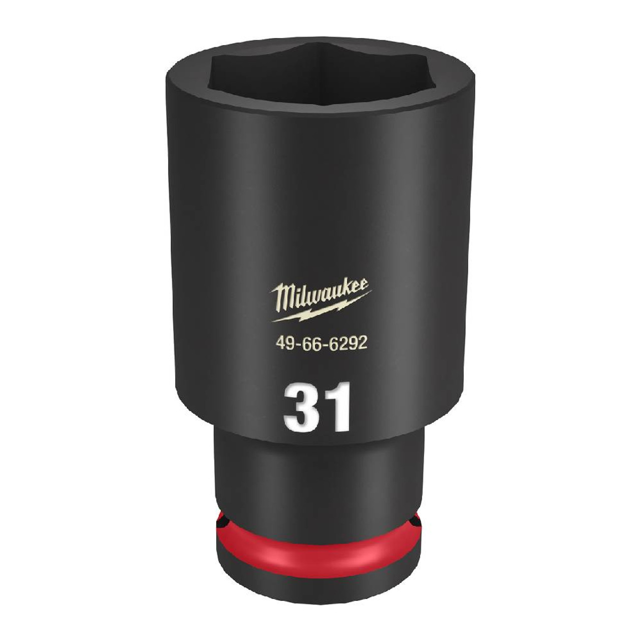 Milwaukee 49-66-6292 SHOCKWAVE Impact Duty 31mm 1/2 Inch Drive Metric 6pt Deep Socket Milwaukee 49-66-6292 SHOCKWAVE Impact Duty 31mm 1/2 Inch Drive Metric 6pt Deep Socket