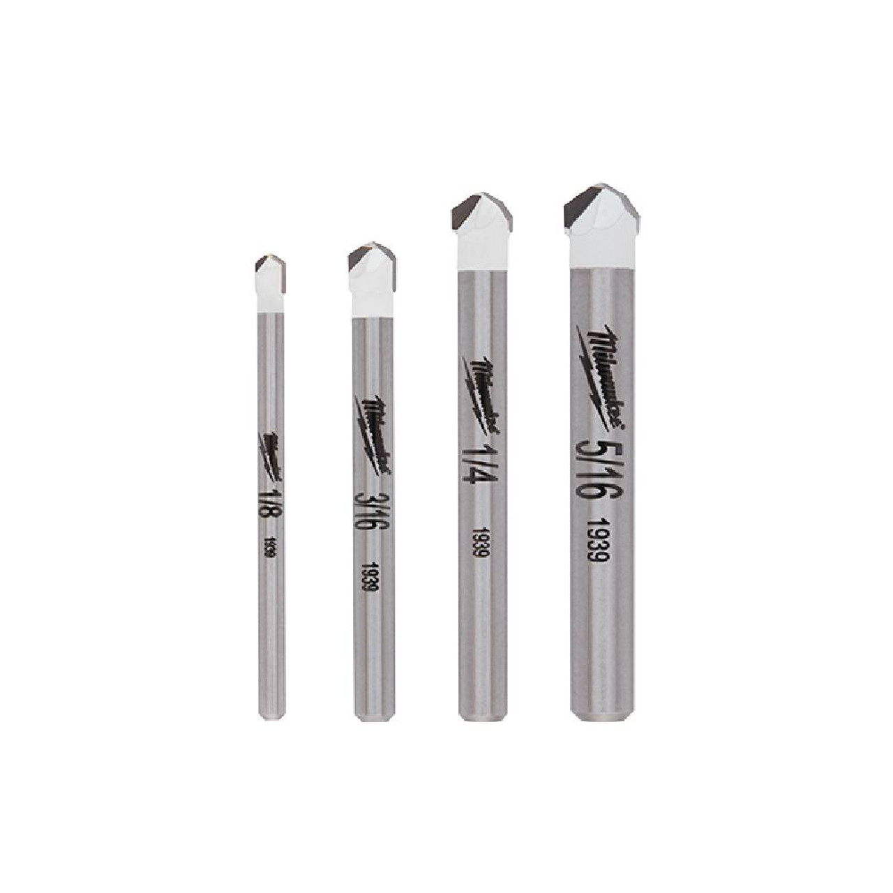 Milwaukee 48-20-8998 4pc Tile and Natural Stone Bit Set Milwaukee 48-20-8998 4pc Tile and Natural Stone Bit Set