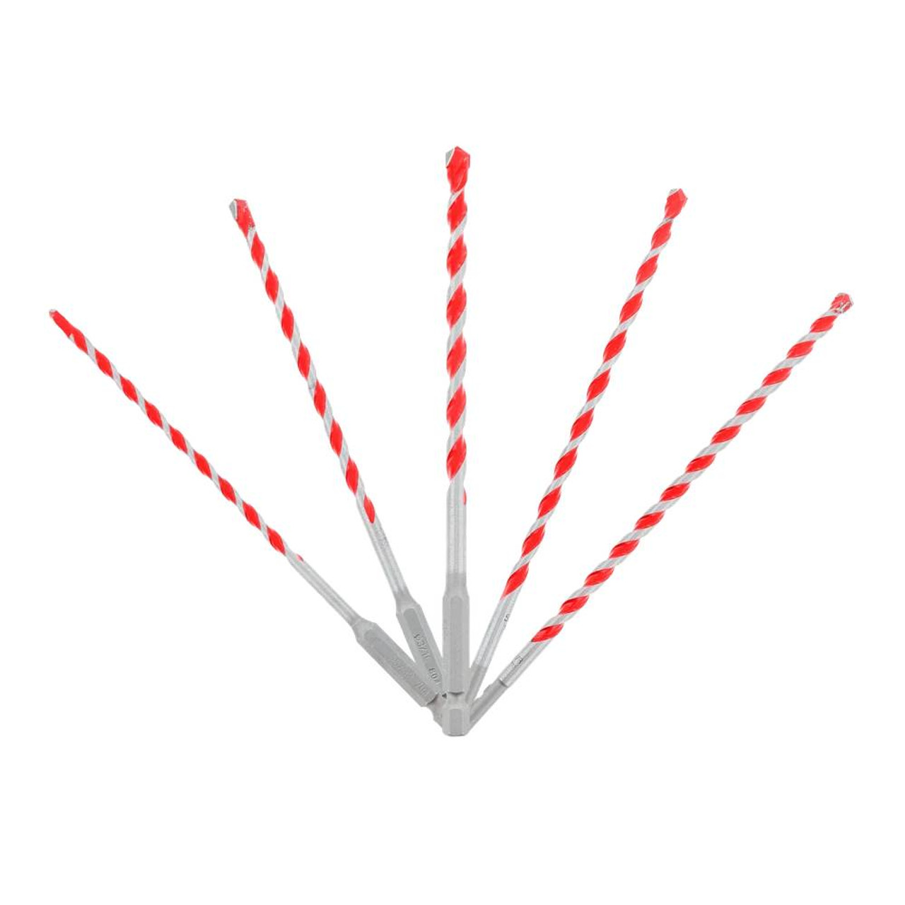 Diablo DMARG1220-S5 5pc SPEEDemon Red Granite Carbide Tipped Hammer Drill Bit Set
