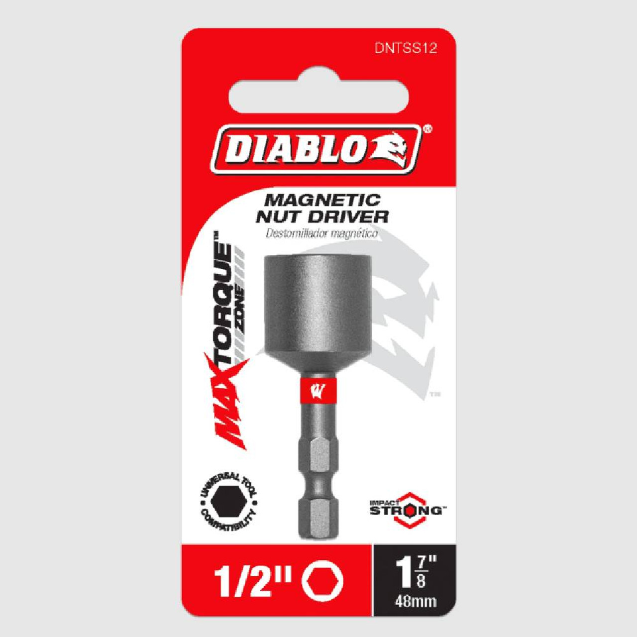 Diablo DNTSL12 1/2 inch x 2-9/16 inch Magnetic Nut Setter Diablo DNTSL12 1/2 inch x 2-9/16 inch Magnetic Nut Setter