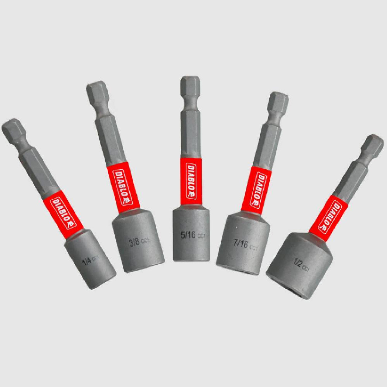 Diablo DNTSL-S5 5pc 2-9/16 inch Magnetic Nut Setter Set Diablo DNTSL-S5 5pc 2-9/16 inch Magnetic Nut Setter Set