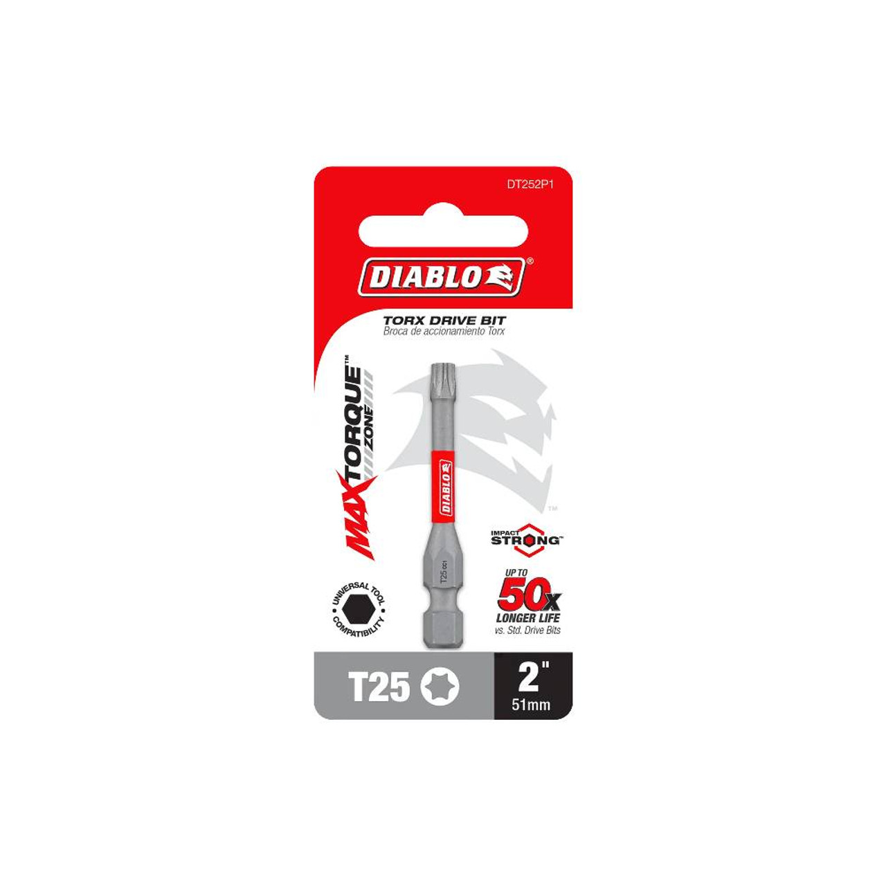 Diablo DT252P1 2 Inch #25 Torx Drive Bit Diablo DT252P1 2 Inch #25 Torx Drive Bit