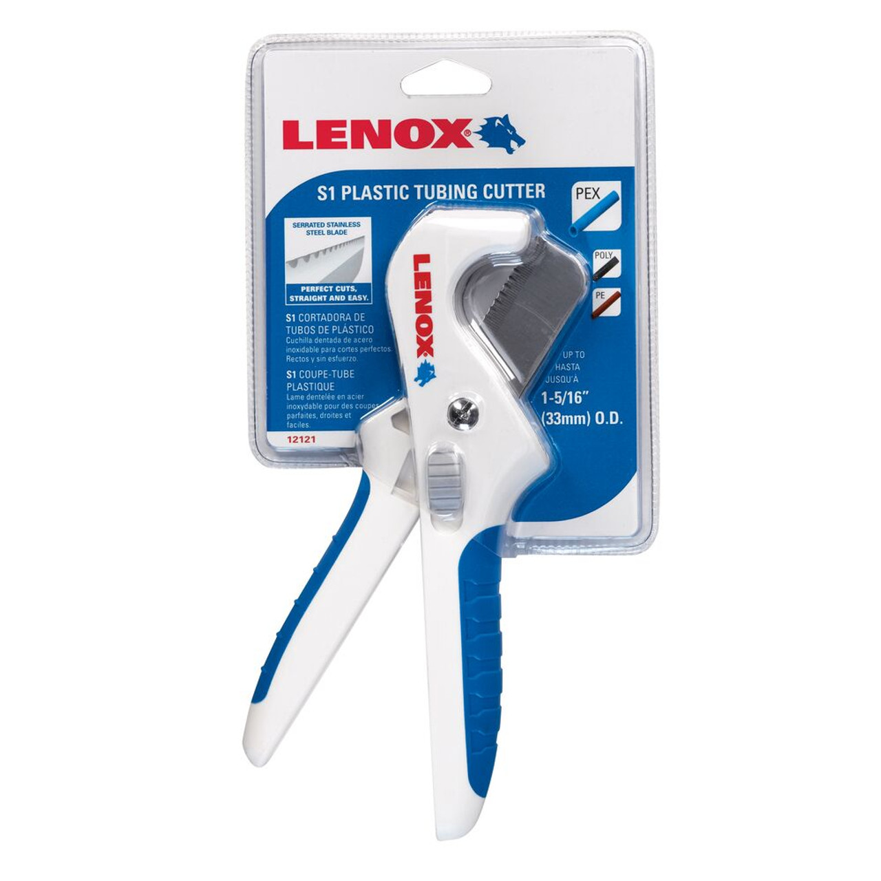 Lenox 12121S1 1-5/16 inch S1 PEX/Plastic Tubing Cutter