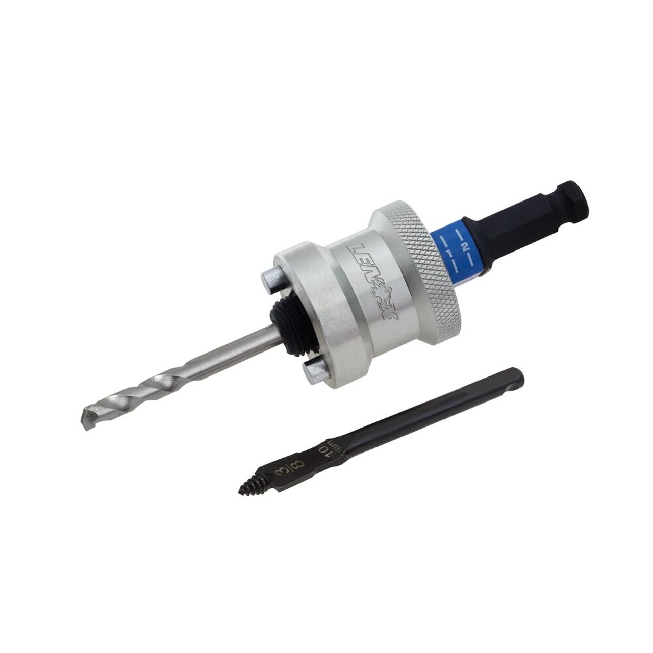 Lenox LXAH9912CPBM 1-1/4 inch - 6-1/4 inch SNAP-BACK Quick Change Hole Saw Arbor Lenox LXAH9912CPBM 1-1/4 inch - 6-1/4 inch SNAP-BACK Quick Change Hole Saw Arbor