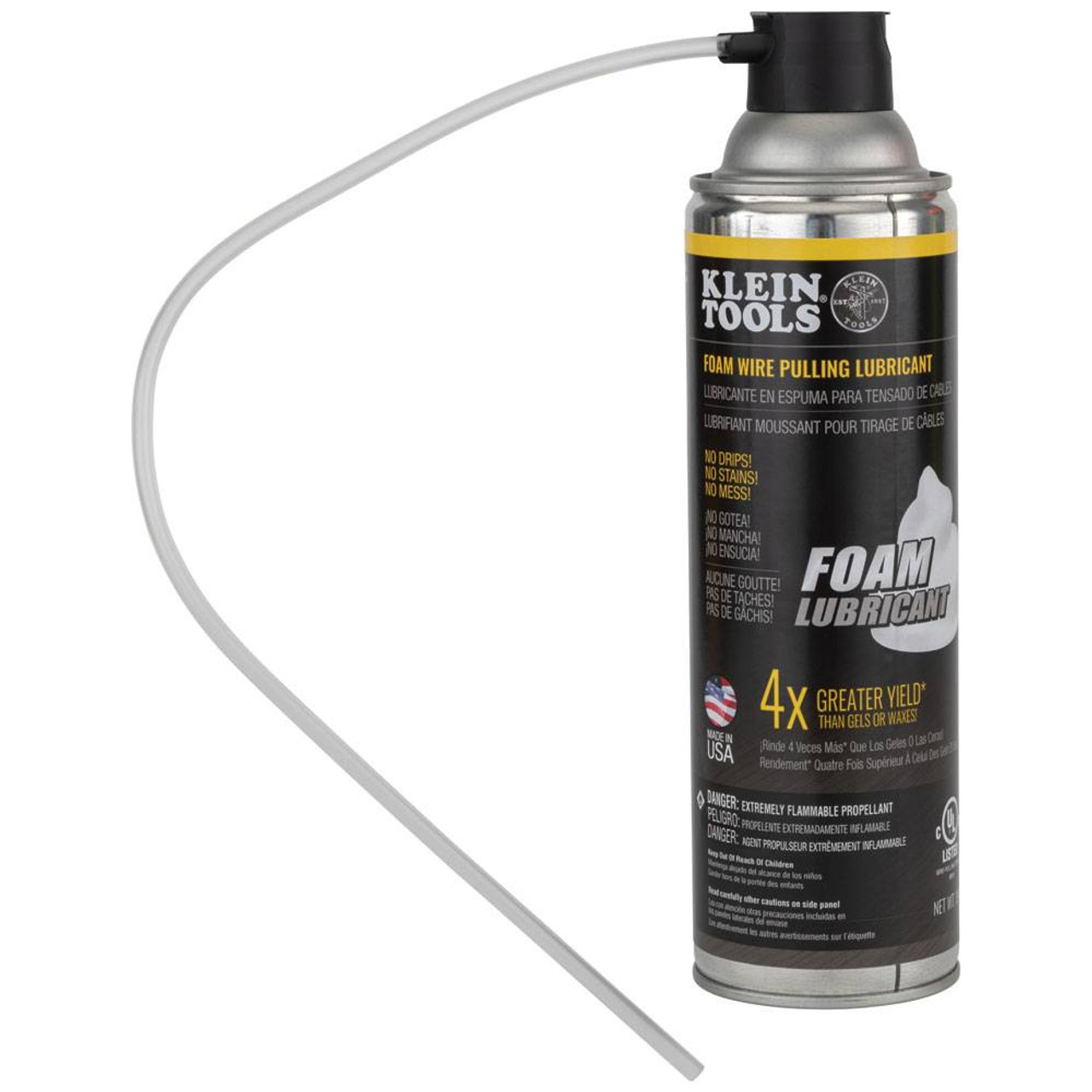 Klein Tools 51100 Wire Pulling Foam Lubricant Spray Klein Tools 51100 Wire Pulling Foam Lubricant Spray
