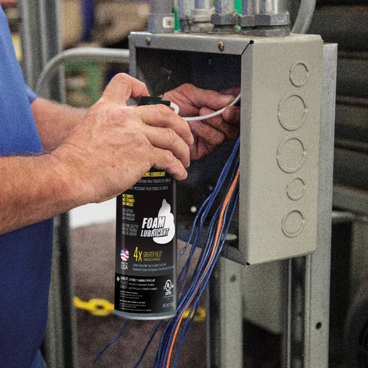 Klein Tools 51100 Wire Pulling Foam Lubricant Spray Klein Tools 51100 Wire Pulling Foam Lubricant Spray