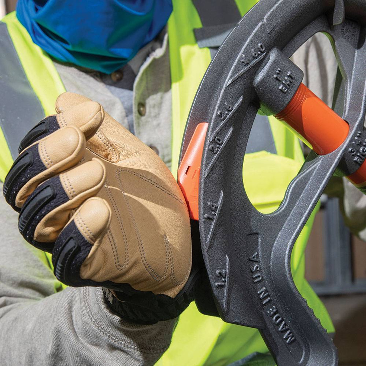 Klein Tools 51604 Iron Conduit Bender Full Assembly - 3/4 inch EMT with Angle Setter