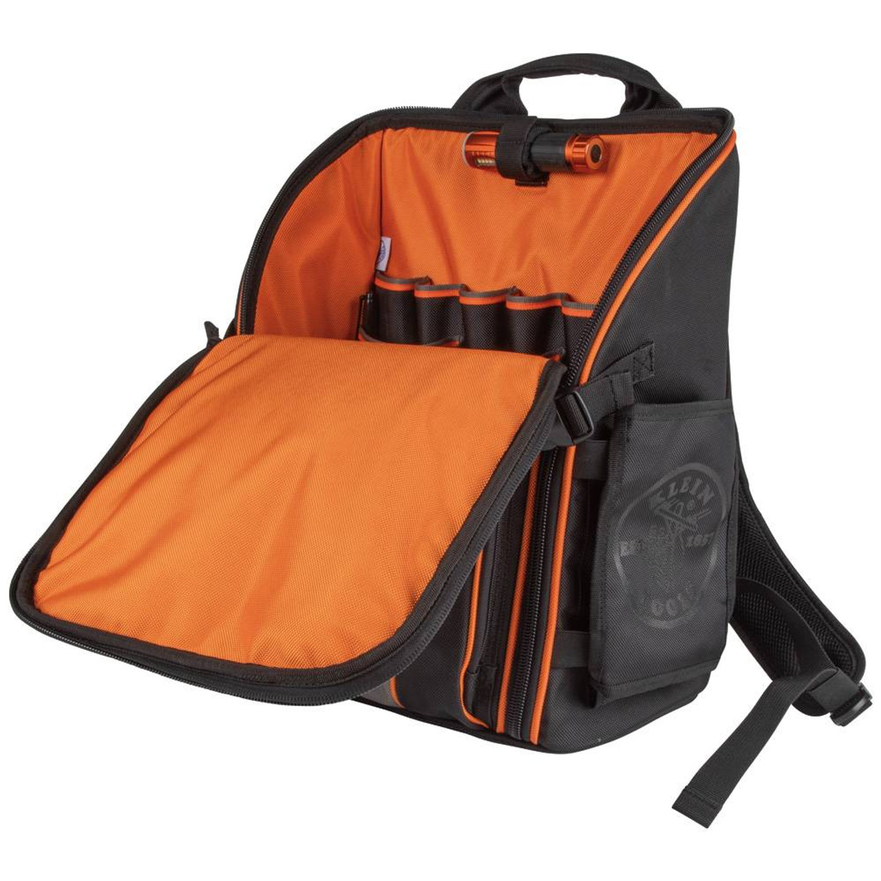 Klein Tools 55655 Tradesman Pro Tool Station Tool Bag Backpack with Work Light Klein Tools 55655 Tradesman Pro Tool Station Tool Bag Backpack with Work Light