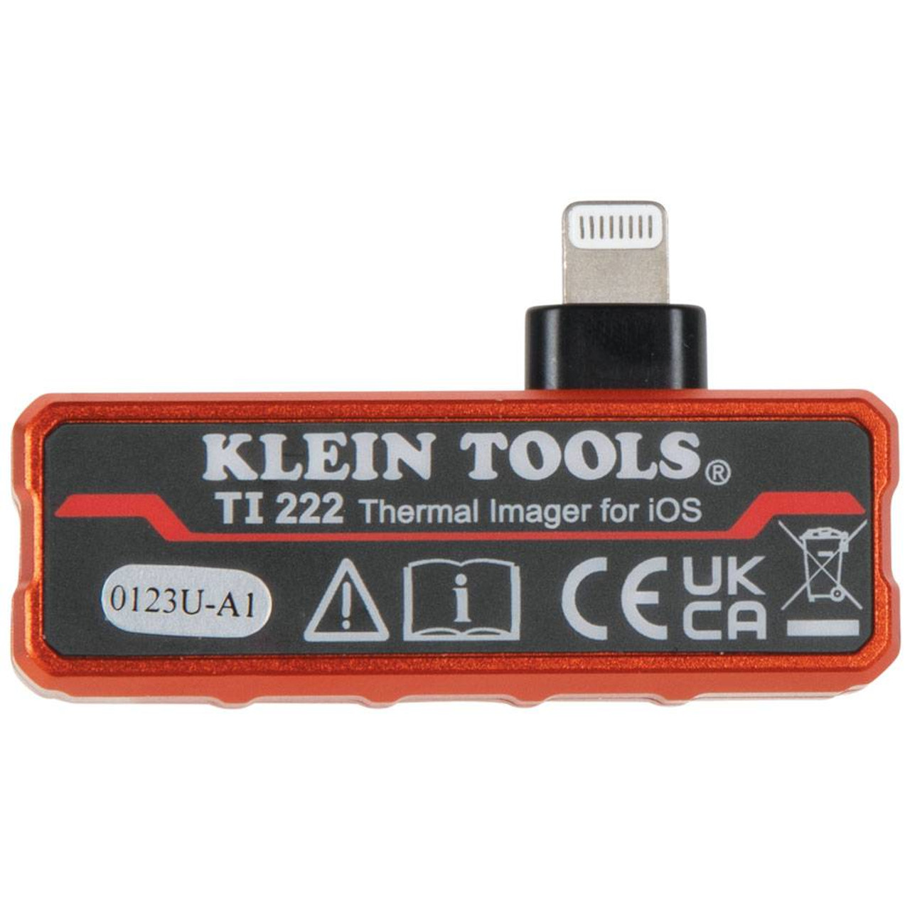 Klein Tools TI222 Thermal Imager for iOS Devices showing front of imager Klein Tools TI222 Thermal Imager for iOS Devices showing front of imager