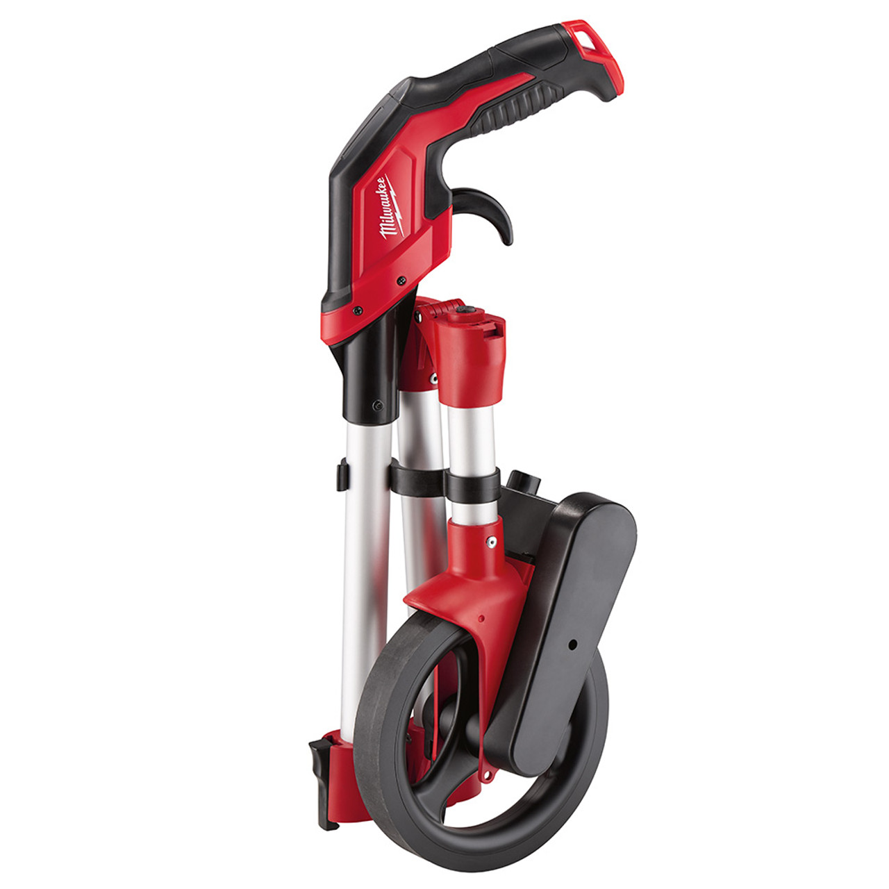 Milwaukee 48-22-5006 6 inch Measuring Wheel showing folded and locked