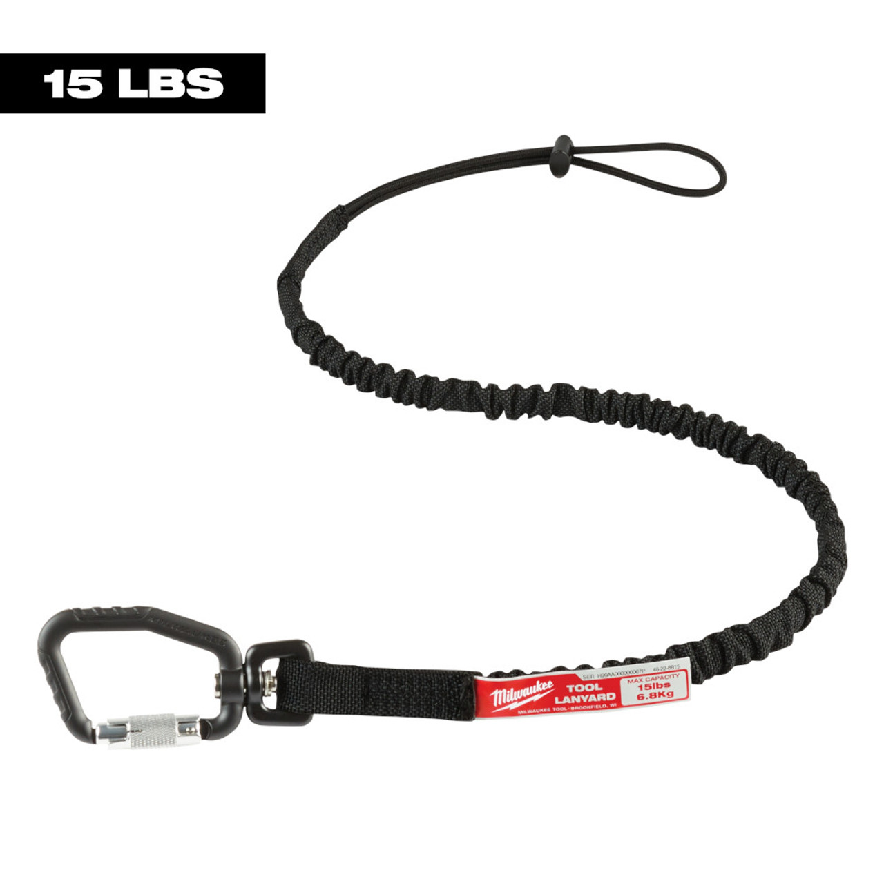 Milwaukee 48-22-8816 15lbs 54 inch Extended Reach Locking Tool Lanyard Milwaukee 48-22-8816 15lbs 54 inch Extended Reach Locking Tool Lanyard
