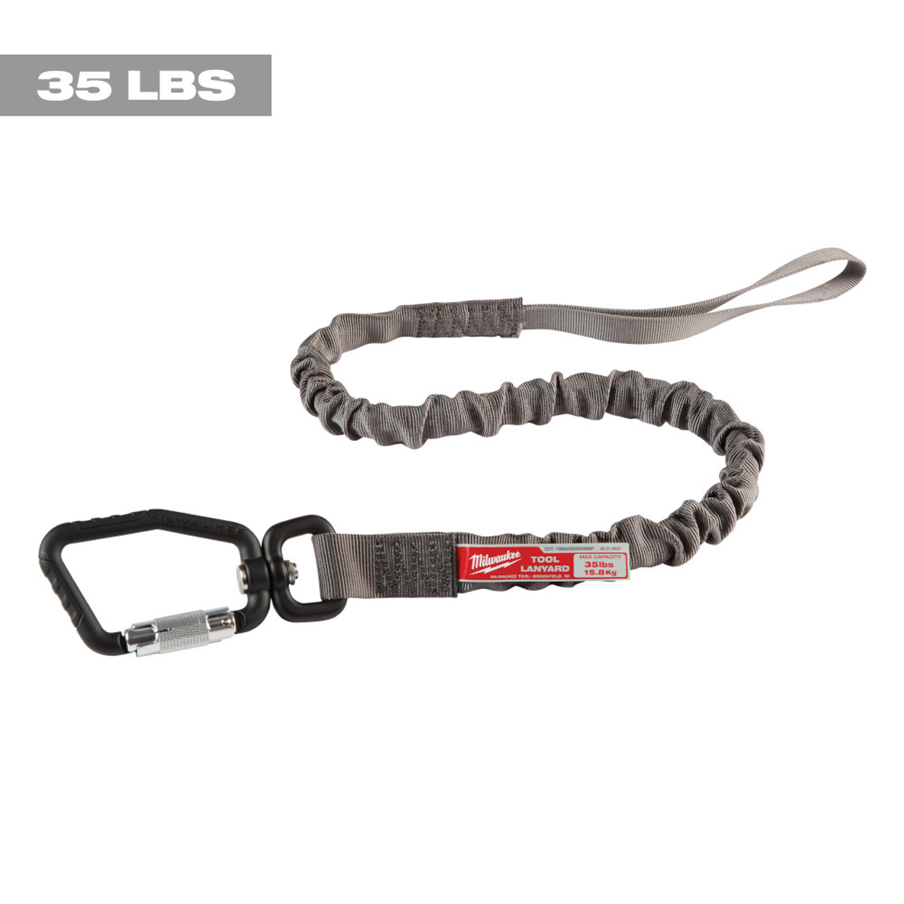 Milwaukee 48-22-8850 35lbs 36 inch Locking Tool Lanyard Milwaukee 48-22-8850 35lbs 36 inch Locking Tool Lanyard