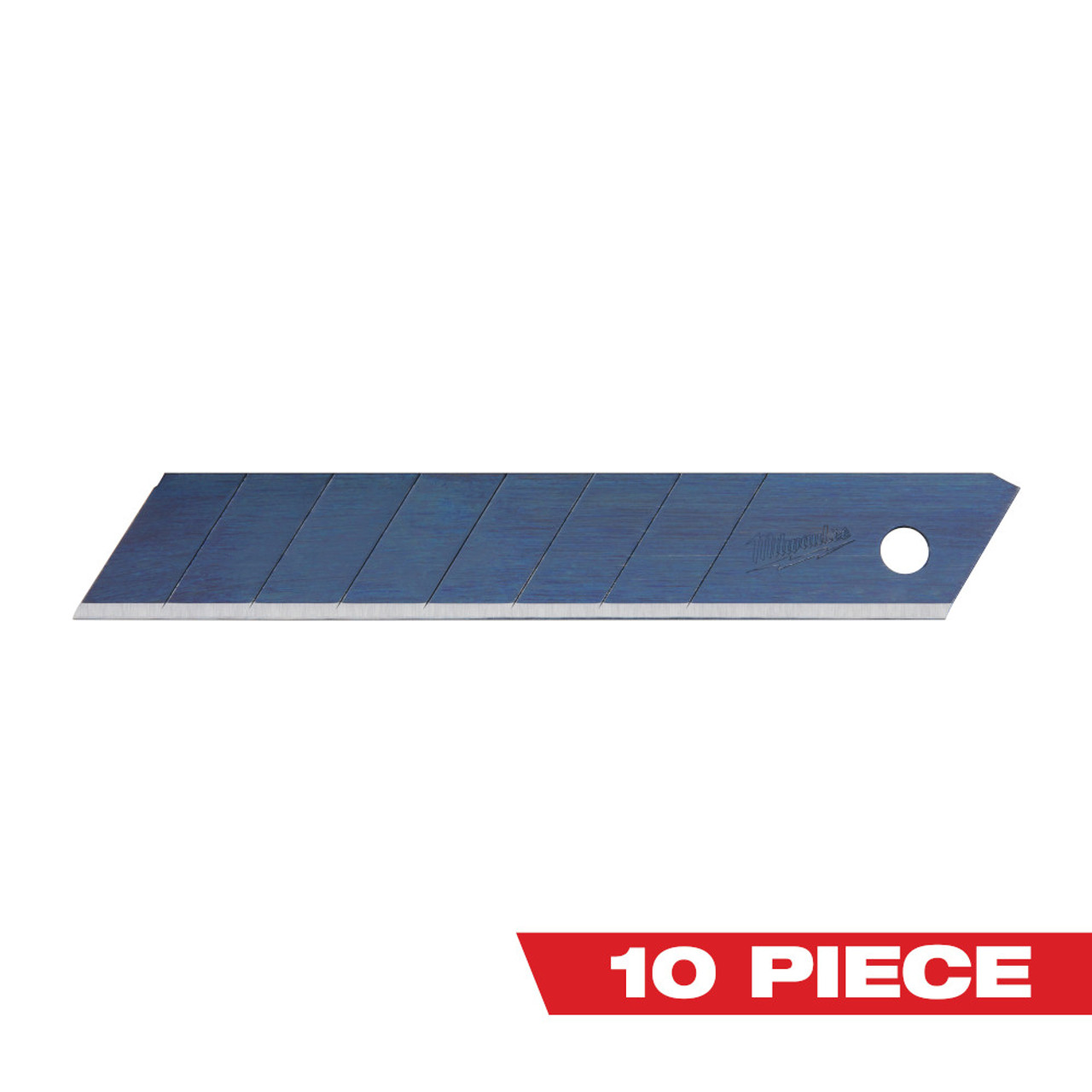 Milwaukee 48-22-9118 L Series 18mm Precision Snap Blades - 10pk showing single blade