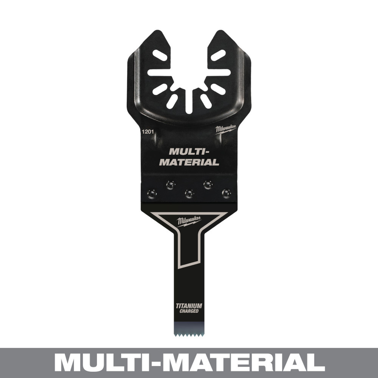 Milwaukee 49-25-1201 OPEN-LOK 3/8-inch Universal Fit Titanium Enhanced Bi-Metal Multi-Material Cutting Multi-Tool Oscillating Blade Milwaukee 49-25-1201 OPEN-LOK 3/8-inch Universal Fit Titanium Enhanced Bi-Metal Multi-Material Cutting Multi-Tool Oscillating Blade