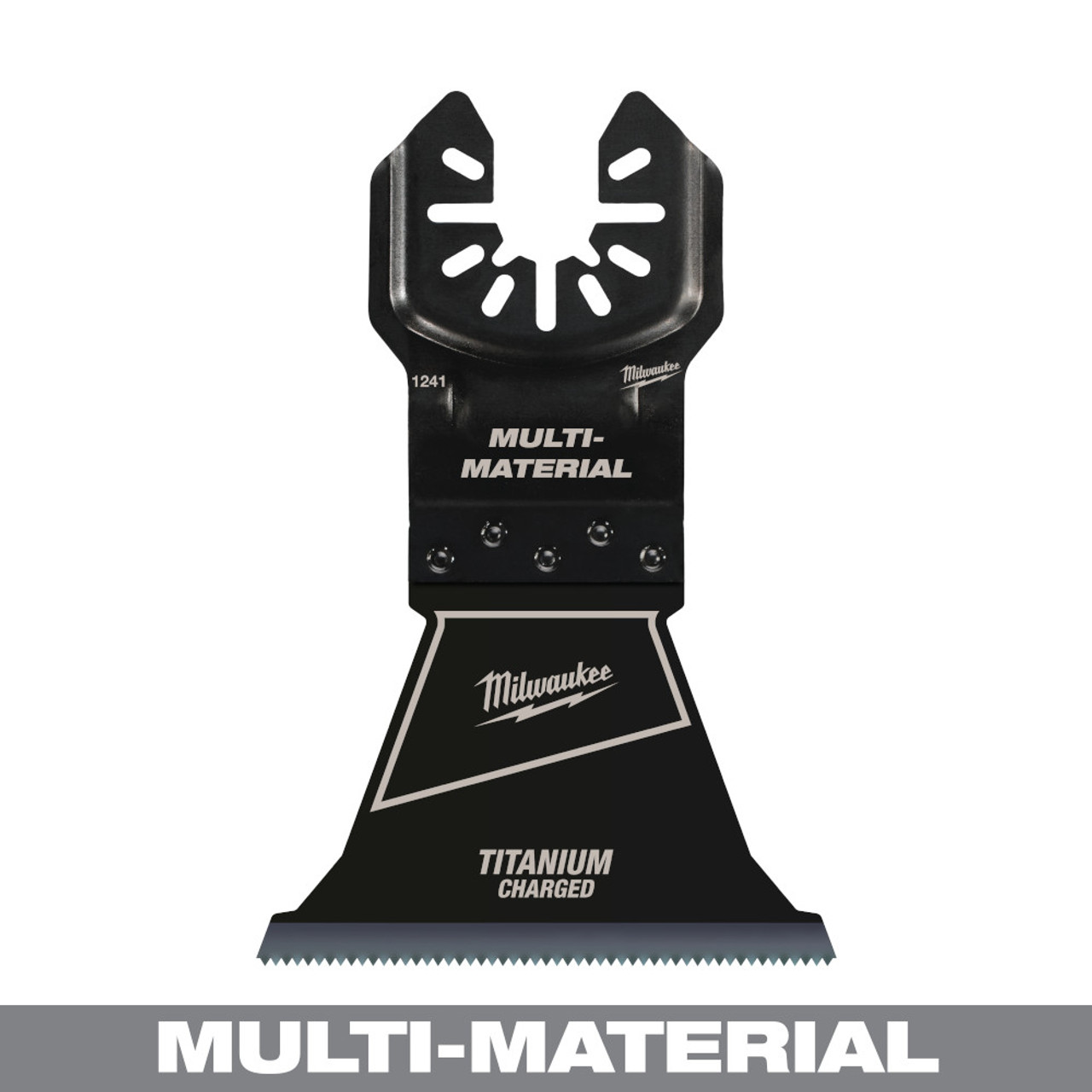 Milwaukee 49-25-1241 OPEN-LOK 2-1/2-inch Universal Fit Titanium Enhanced Bi-Metal Multi-Material Cutting Multi-Tool Oscillating Blade Milwaukee 49-25-1241 OPEN-LOK 2-1/2-inch Universal Fit Titanium Enhanced Bi-Metal Multi-Material Cutting Multi-Tool Oscillating Blade