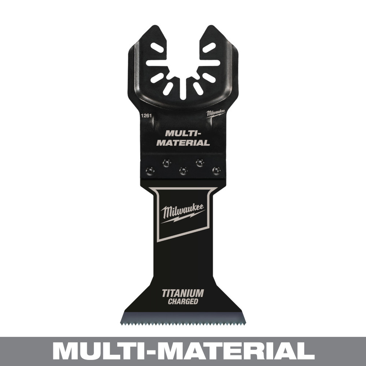 Milwaukee 49-25-1261 OPEN-LOK 1-3/4-inch Universal Fit Titanium Enhanced Bi-Metal Metal Cutting Multi-Tool Oscillating Blade Milwaukee 49-25-1261 OPEN-LOK 1-3/4-inch Universal Fit Titanium Enhanced Bi-Metal Metal Cutting Multi-Tool Oscillating Blade