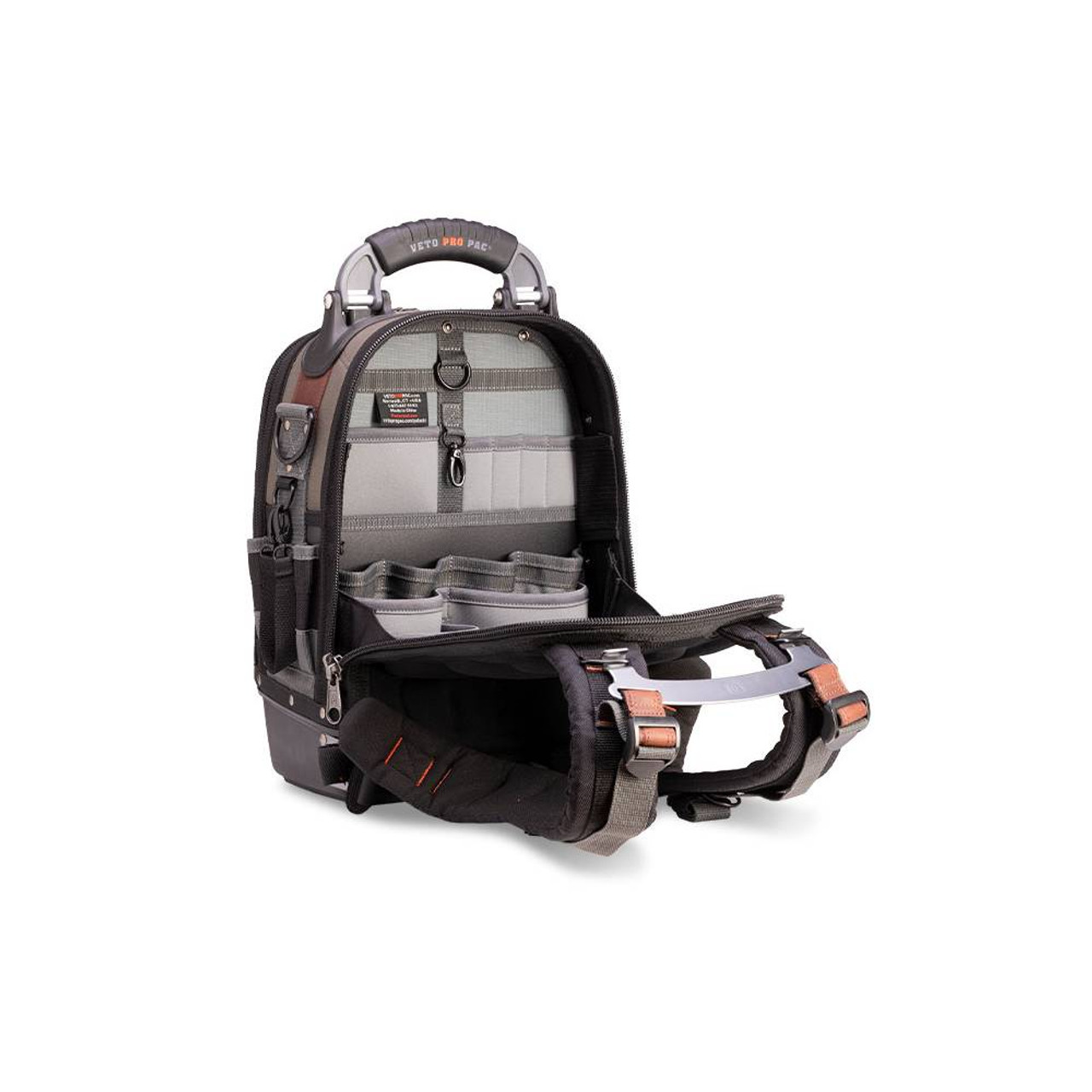 Veto Pro Pac TECHPACMC 39-Pocket Compact Service Tech Tool Backpack Veto Pro Pac TECHPACMC 39-Pocket Compact Service Tech Tool Backpack