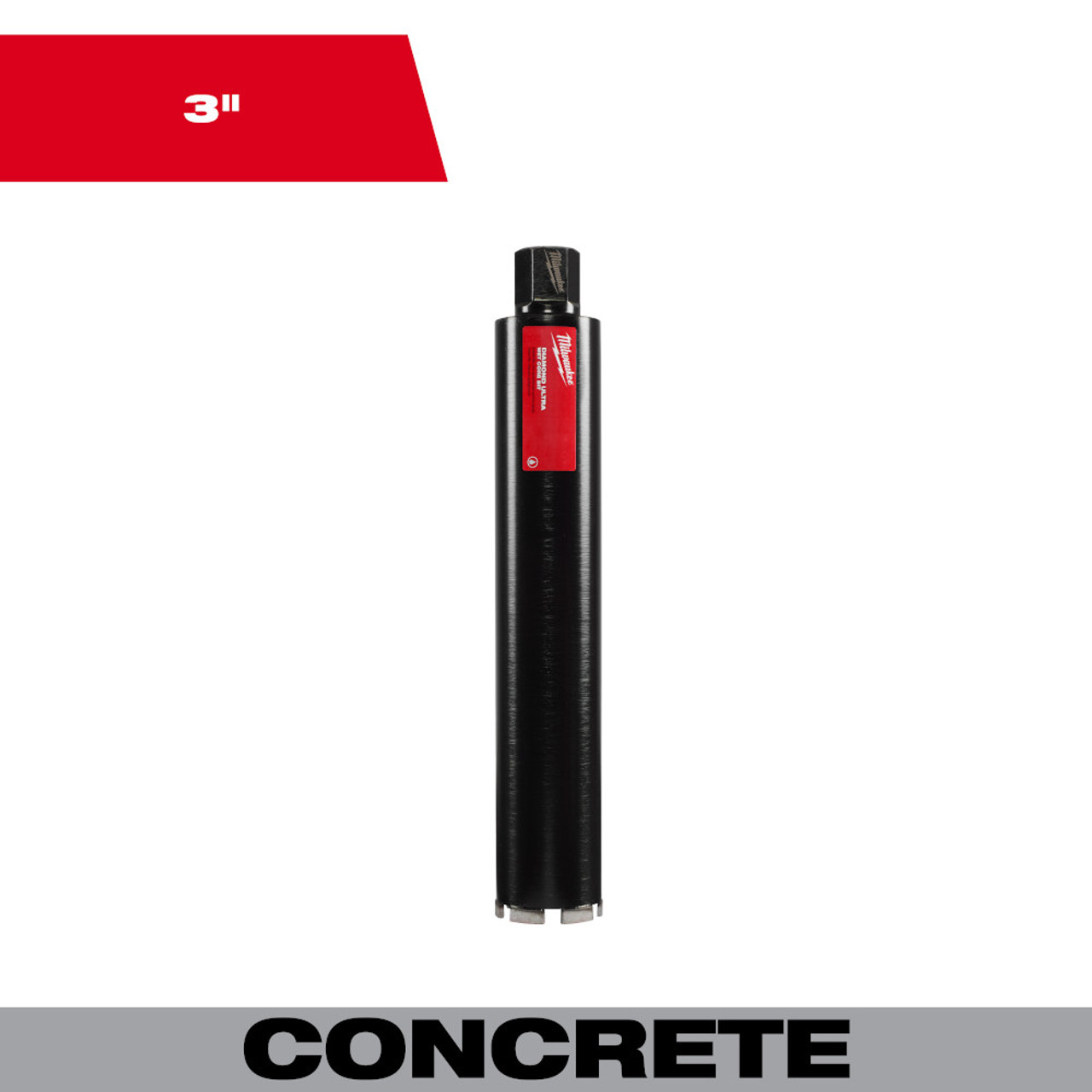 Milwaukee 48-17-5030 3 inch Diamond Ultra Wet Core Drill Bit Milwaukee 48-17-5030 3 inch Diamond Ultra Wet Core Drill Bit