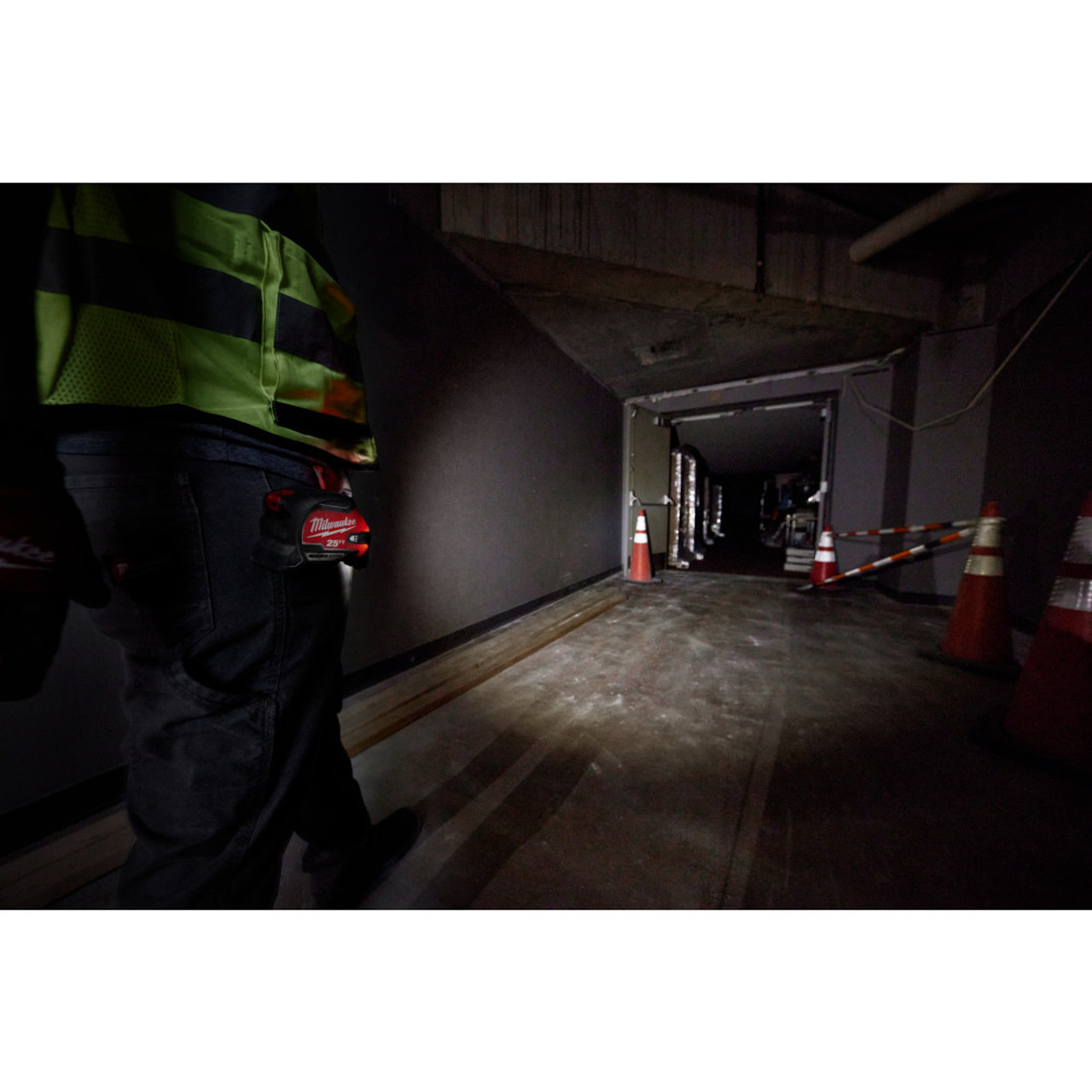 Milwaukee 48-22-0428 25 ft. Compact Wide Blade Magnetic Tape Measure with Rechargeable 100L Light Milwaukee 48-22-0428 25 ft. Compact Wide Blade Magnetic Tape Measure with Rechargeable 100L Light