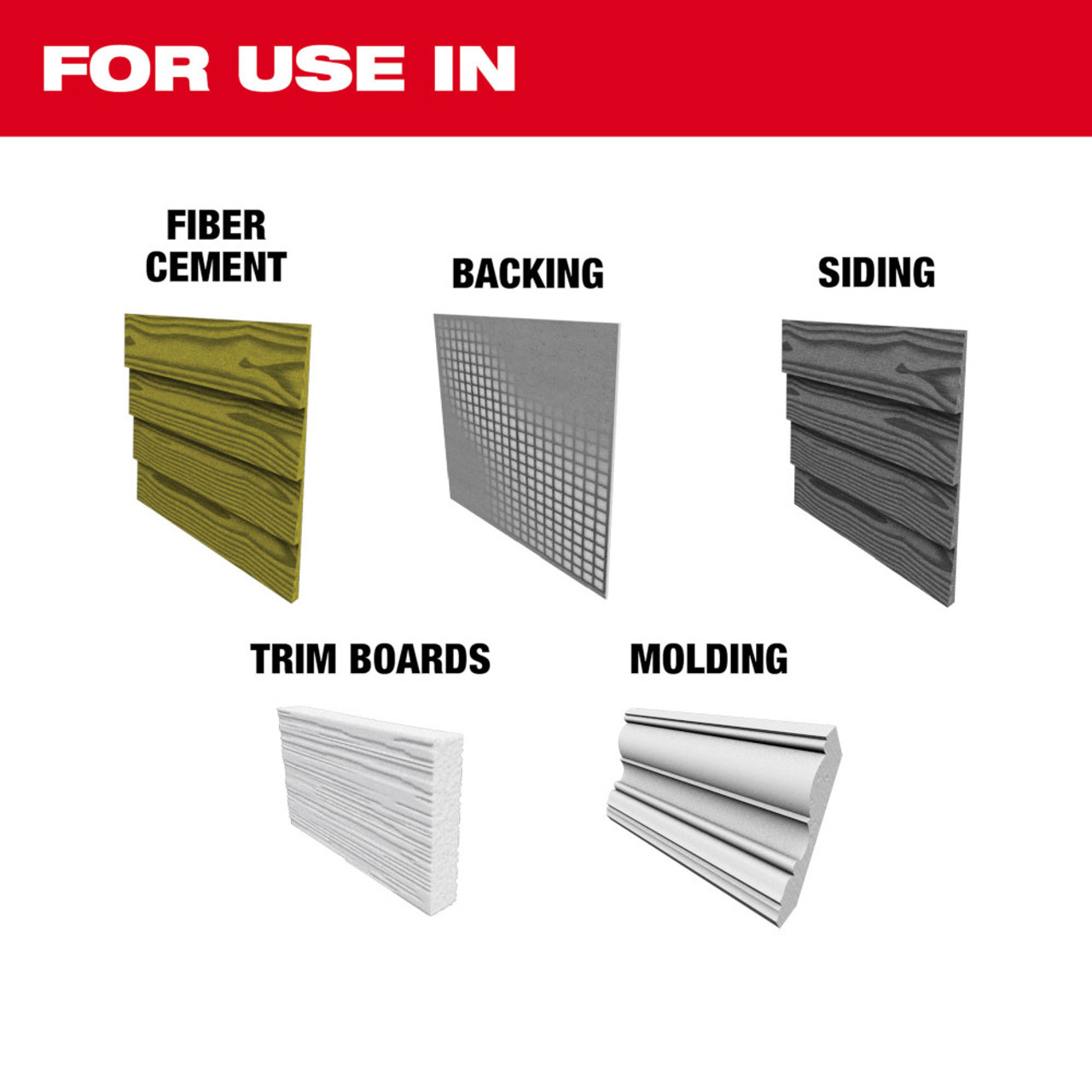 Milwaukee 48-40-0670 6-1/2 inch 4T Fiber Cement Track Saw Blade Milwaukee 48-40-0670 6-1/2 inch 4T Fiber Cement Track Saw Blade