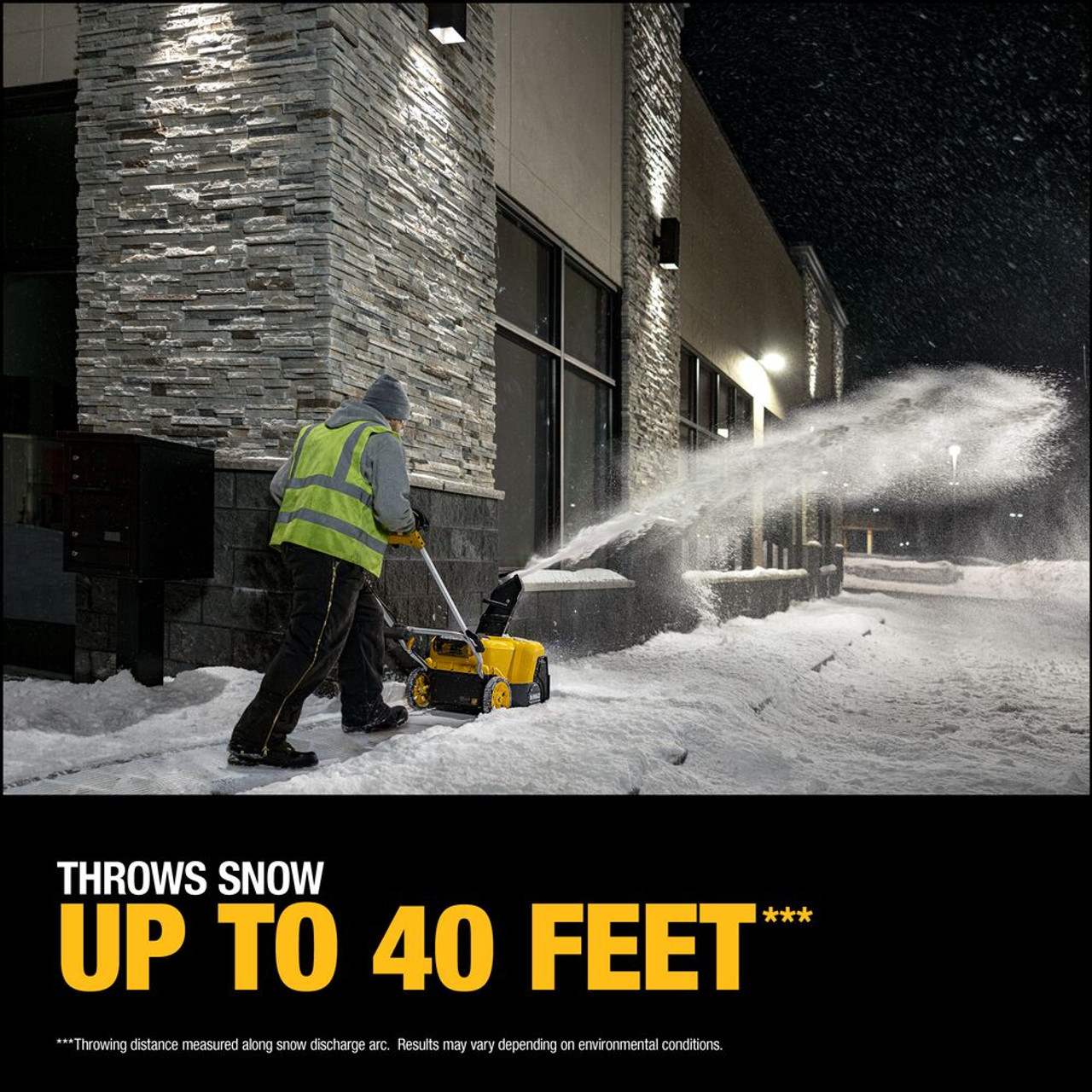 DeWalt DCSNP2142Y2-CA 60V MAX 21 inch Single-Stage Snow Blower Kit