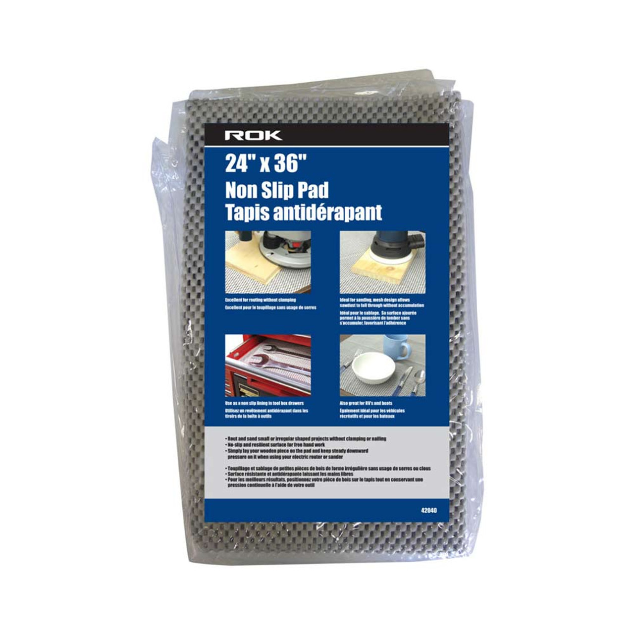 ROK 24 Inch x 36 Inch Non-Slip Pad / Router Mat
