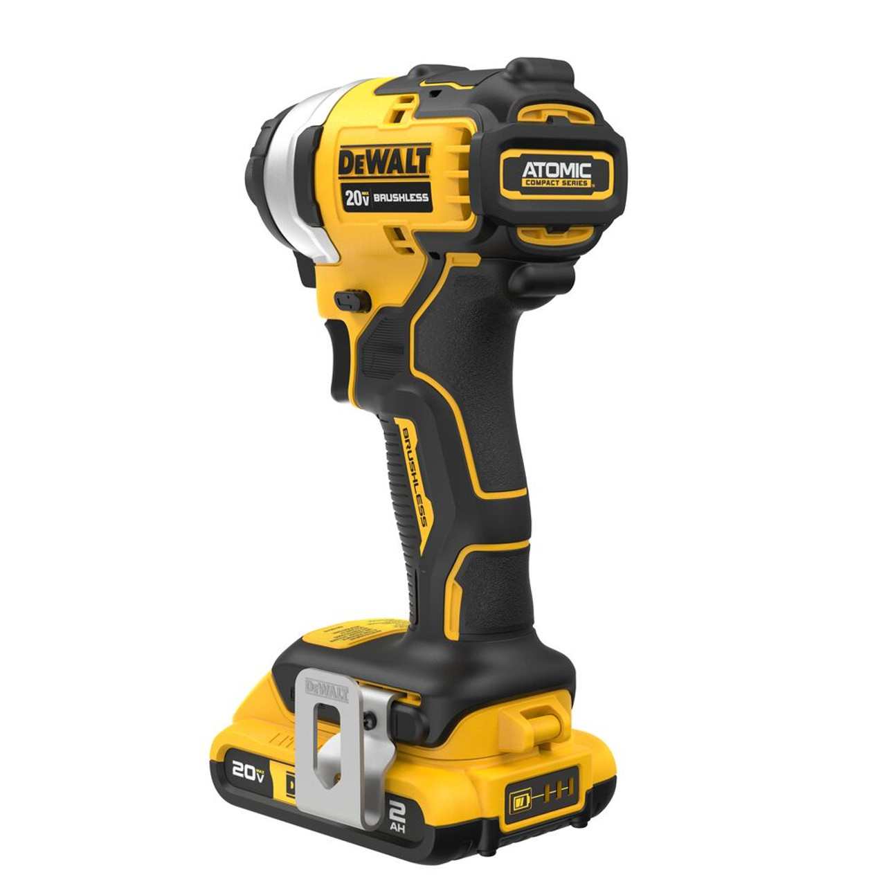 DeWalt DCF809D1 ATOMIC 20V MAX Cordless Brushless Compact 1/4 Inch Impact Driver Kit w/ 2.0 Ah Battery