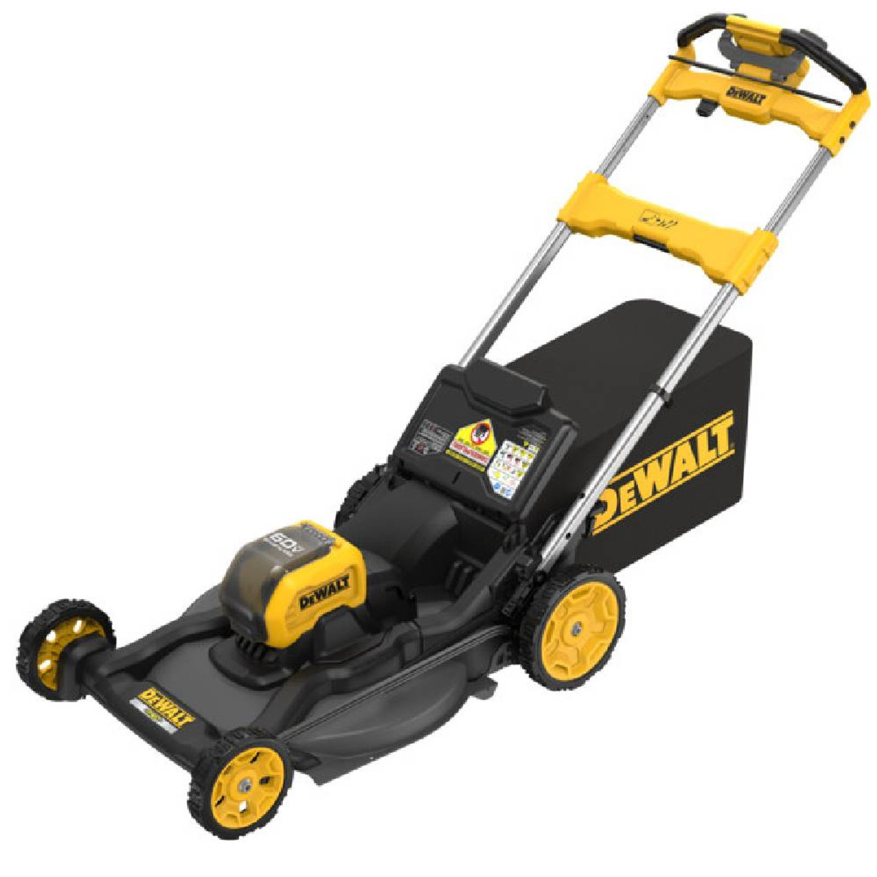 DeWalt DCMWSP650Y2-CA 60V MAX FLEXVOLT 21-1/2 Inch Cordless Brushless RWD Self-Propelled Mower Kit
