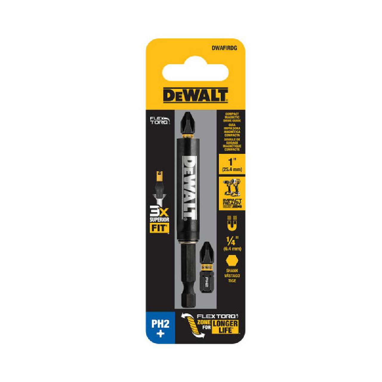 DeWalt DWAFIRDG FLEXTORQ Magnetic Screwdriving Bit Impact Drive Guide
