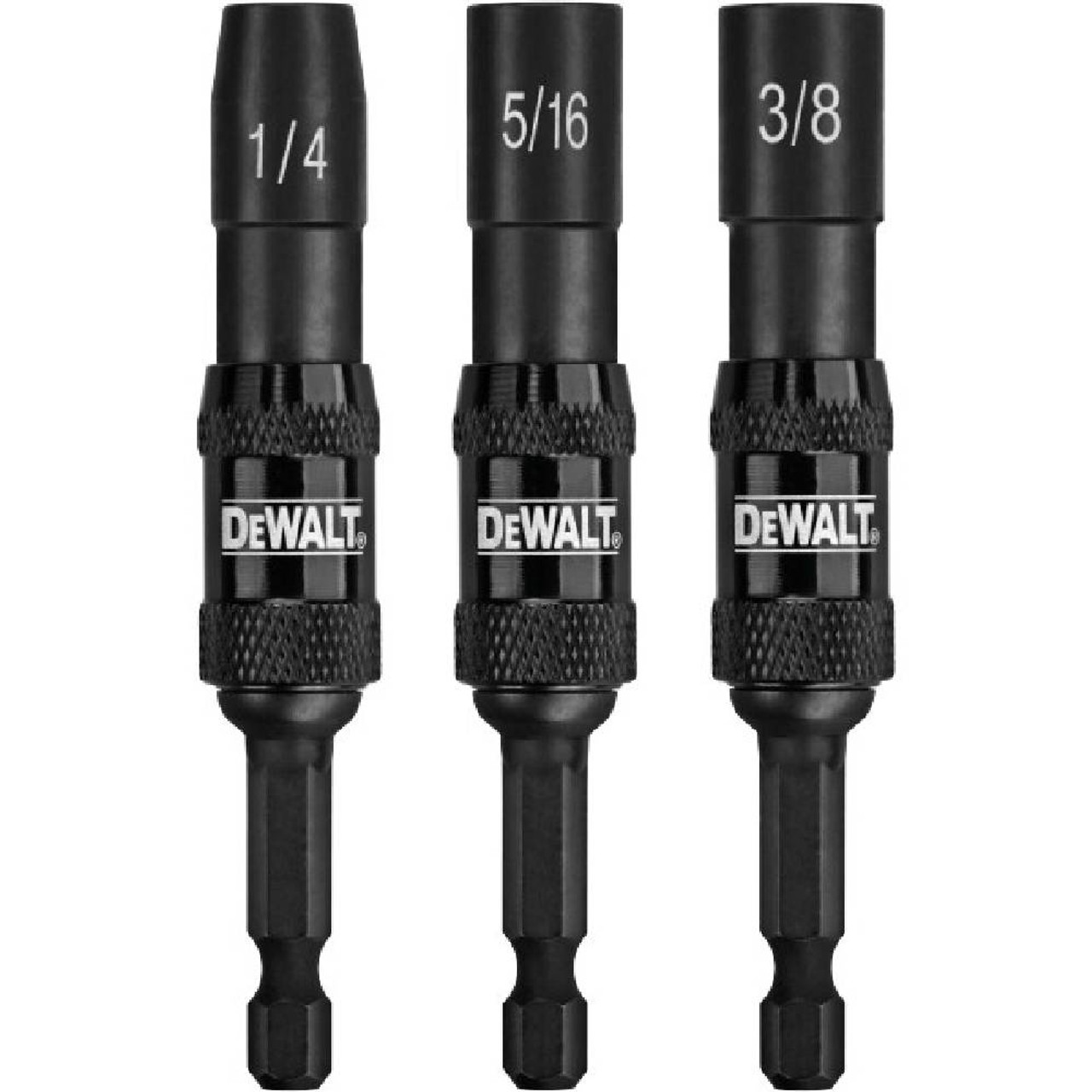 DeWalt DWPVTDRV3 3pc IMPACT READY Magnetic Pivoting Nut Driver Set DeWalt DWPVTDRV3 3pc IMPACT READY Magnetic Pivoting Nut Driver Set