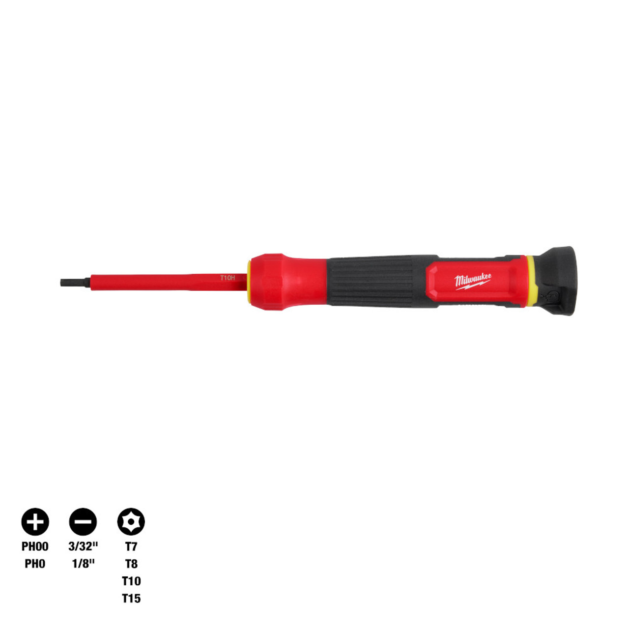 Milwaukee 48-22-2217 1000V Insulated 8-in-1 Precision Multi-Bit Screwdriver