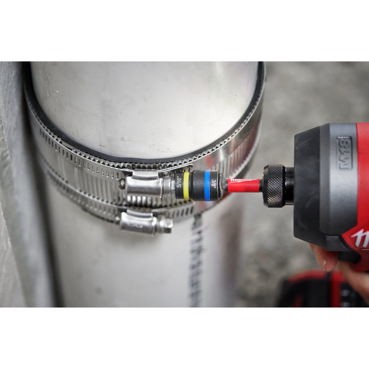 Milwaukee 49-66-4543 SHOCKWAVE Impact Duty 5/16 inch  and 3/8 inch  x 2-1/4 inch QUIK-CLEAR 2-in-1 Magnetic Nut Driver Milwaukee 49-66-4543 SHOCKWAVE Impact Duty 5/16 inch  and 3/8 inch  x 2-1/4 inch QUIK-CLEAR 2-in-1 Magnetic Nut Driver