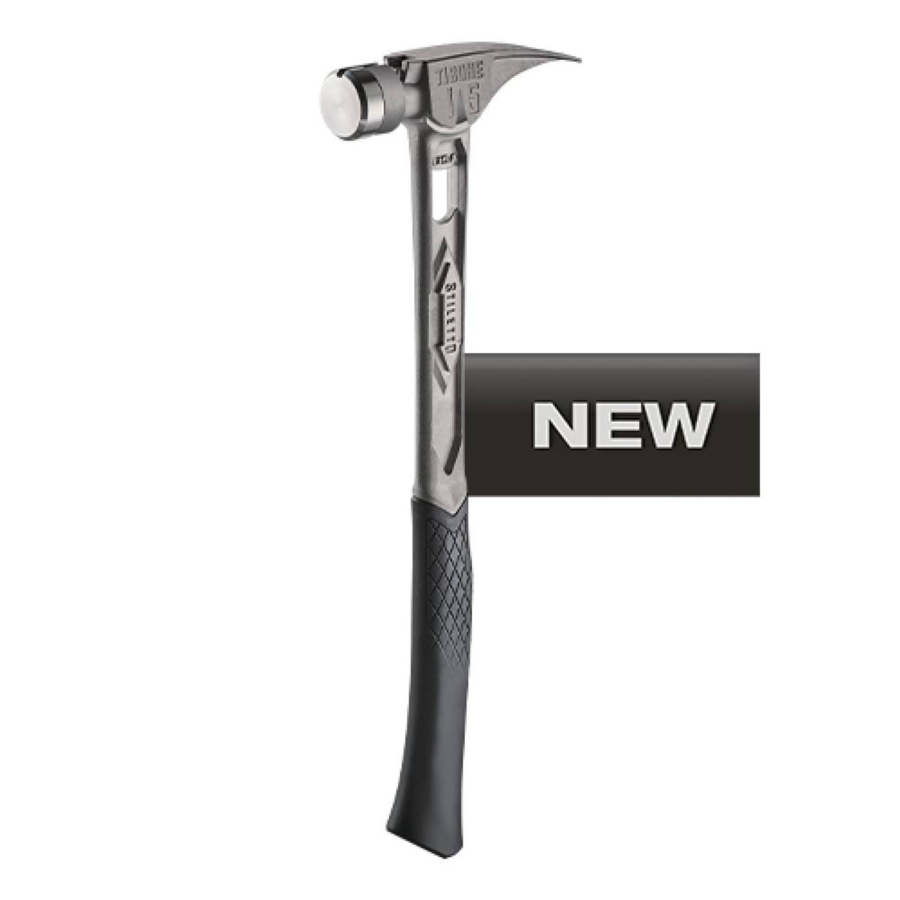 Stiletto STTIB15SC 15oz Titanium Smooth Face Framing Hammer with Curved Handle Stiletto STTIB15SC 15oz Titanium Smooth Face Framing Hammer with Curved Handle