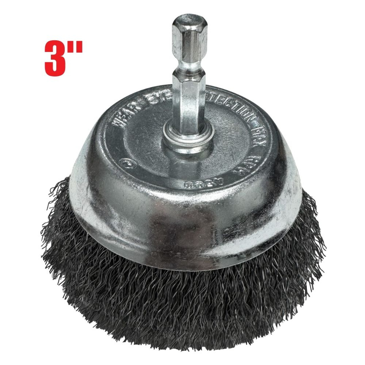 Truwerx 54658 3 Inch End Cup Brush - Fine