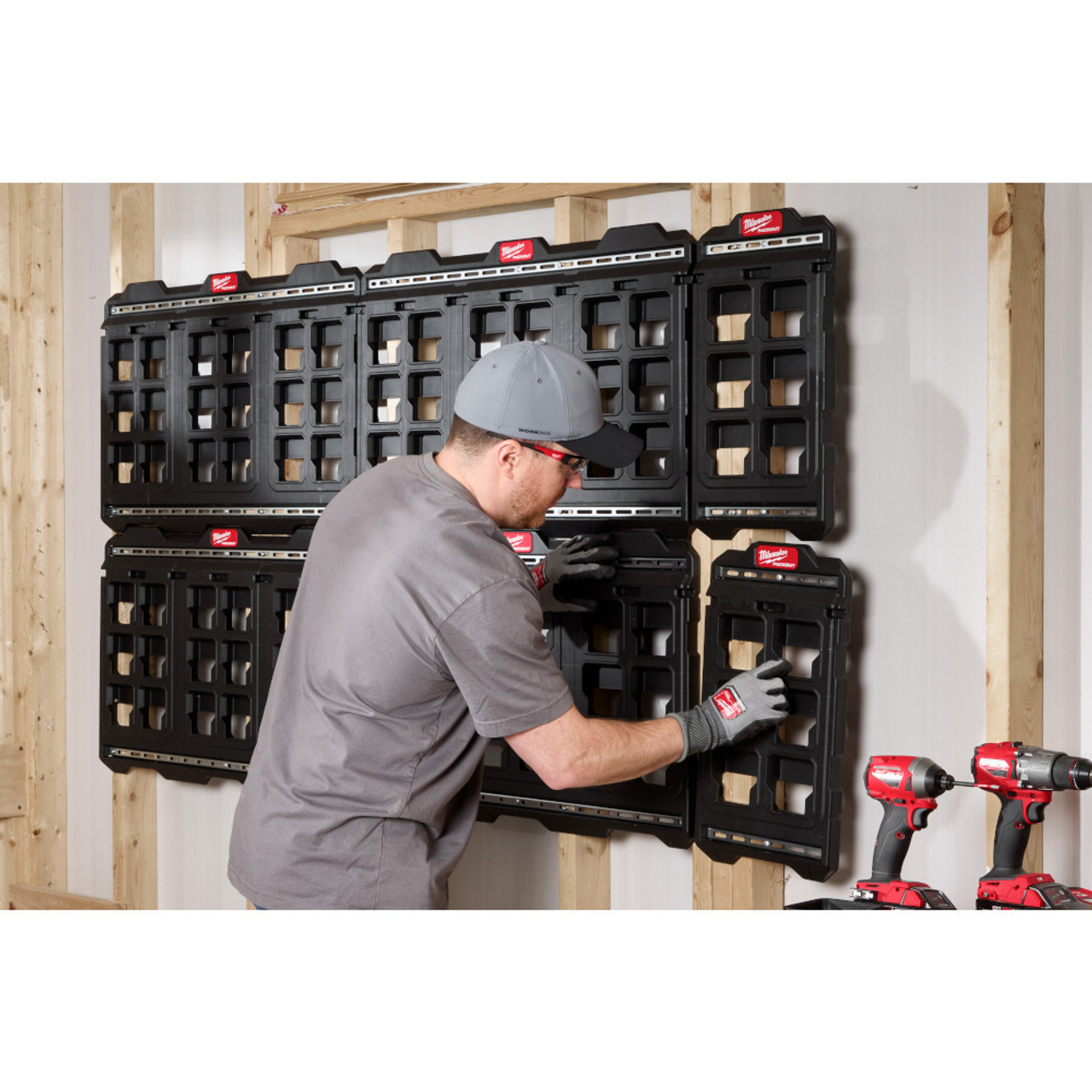 Milwaukee 48-22-8497 PACKOUT Large Wall Plate Milwaukee 48-22-8497 PACKOUT Large Wall Plate