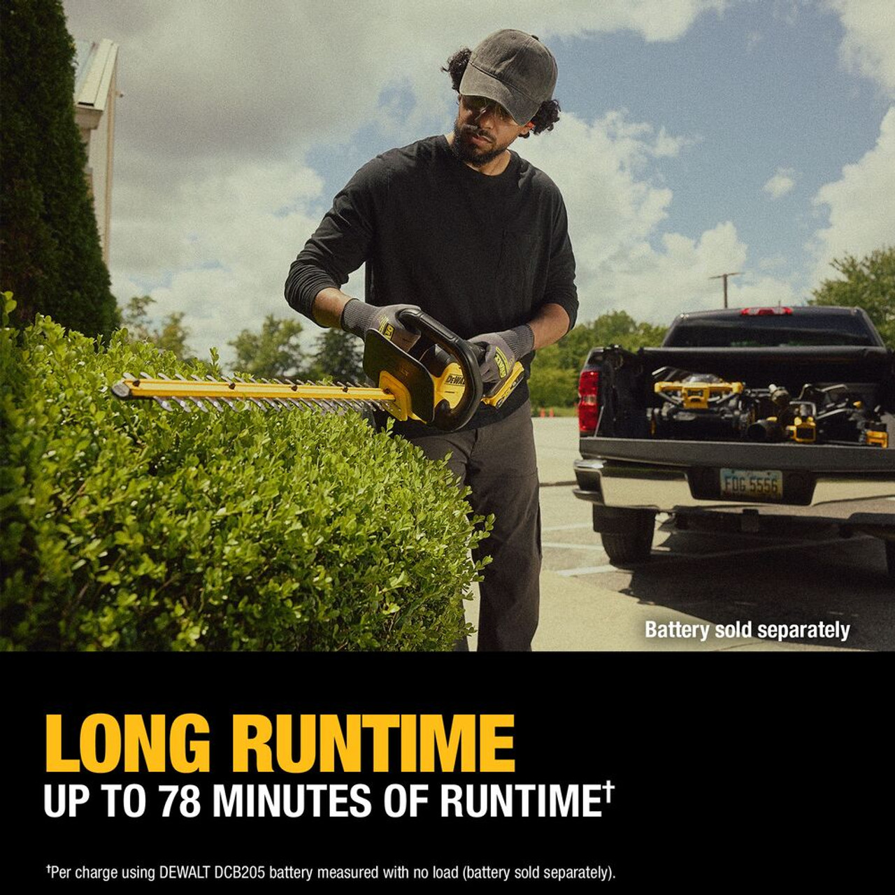 DeWalt DCHT821P1 20V MAX Cordless 22 Inch Hedge Trimmer Kit