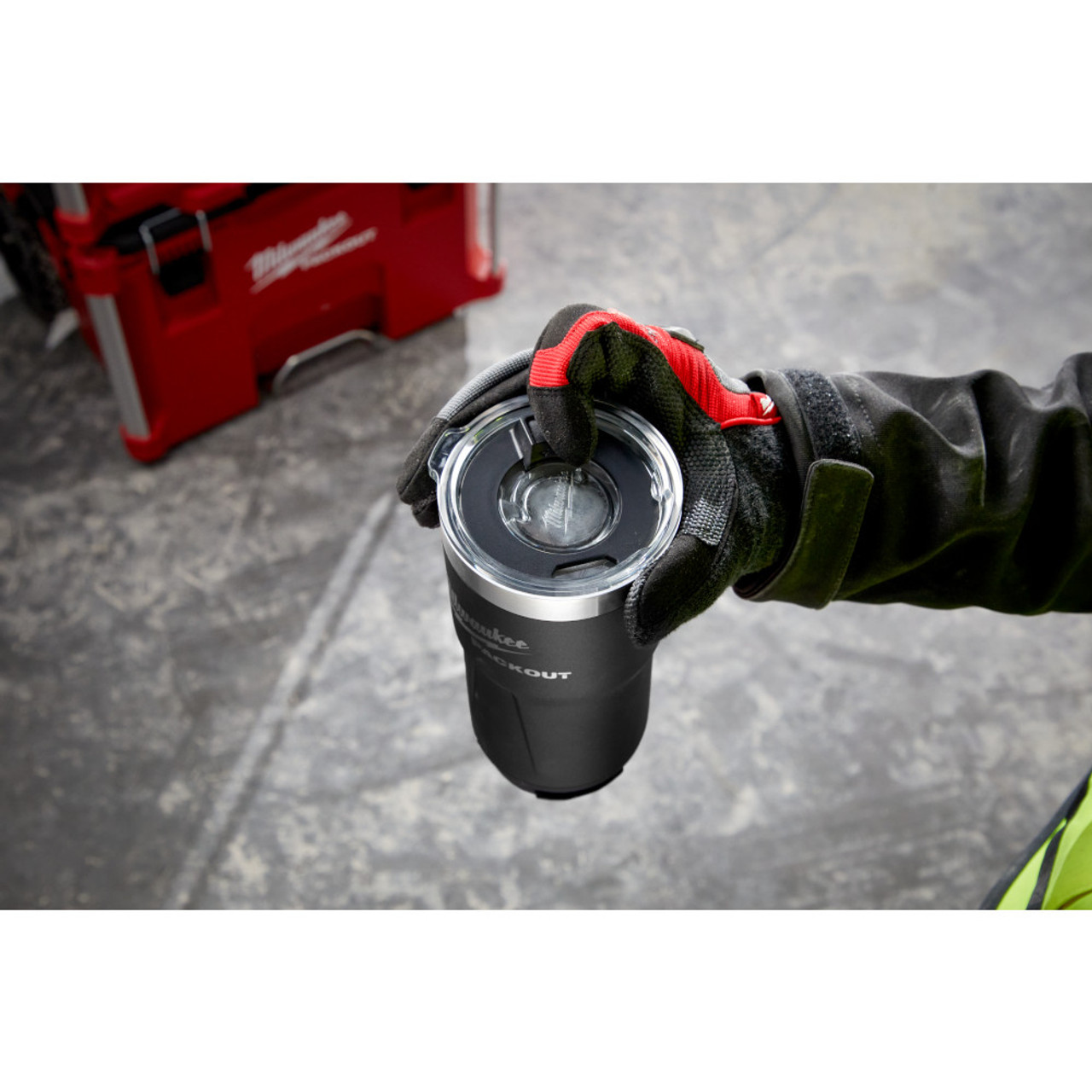 Milwaukee 48-22-8392B PACKOUT 20oz Tumbler - Black Milwaukee 48-22-8392B PACKOUT 20oz Tumbler - Black