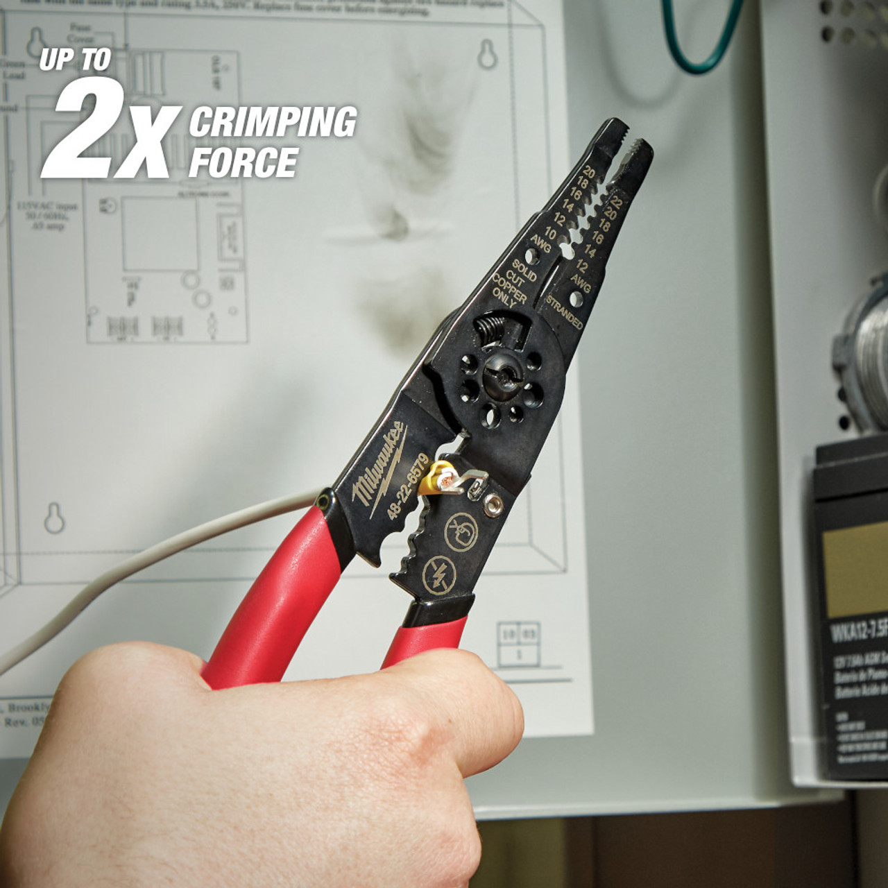 Milwaukee 48-22-6579 Multi-Purpose Wire Stripper with Crimper