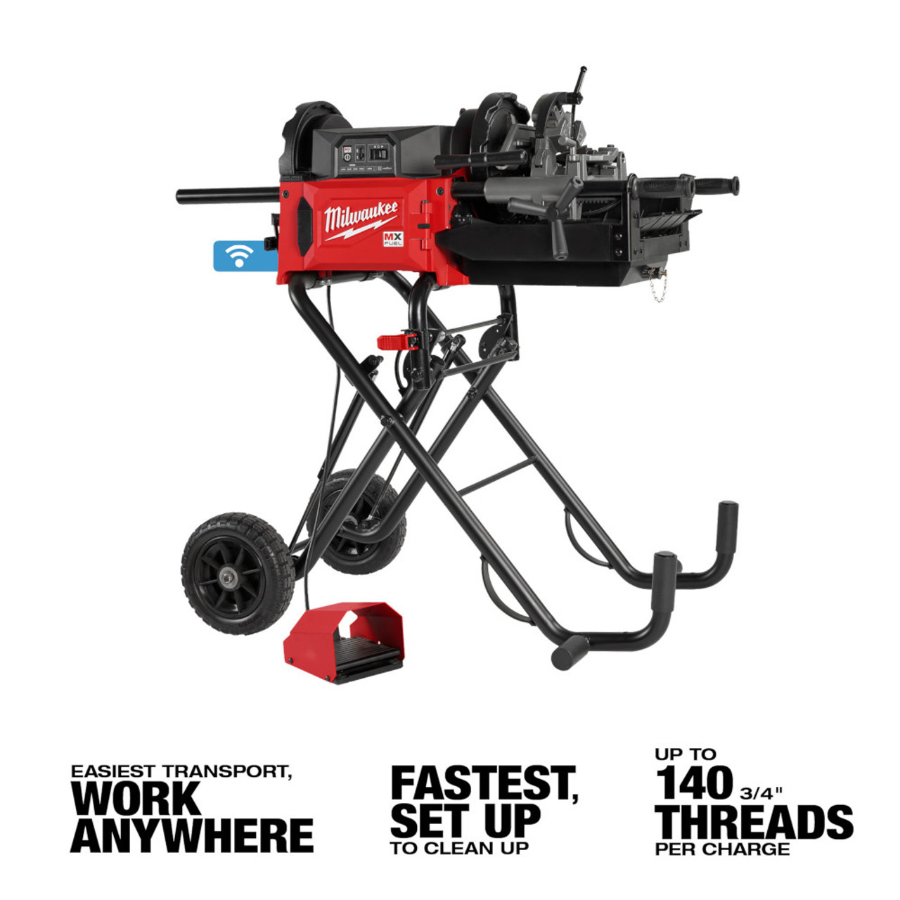Milwaukee MXF512-2XC MX FUEL Cordless Brushless Pipe Threading Machine (Tool Only) Milwaukee MXF512-2XC MX FUEL Cordless Brushless Pipe Threading Machine (Tool Only)
