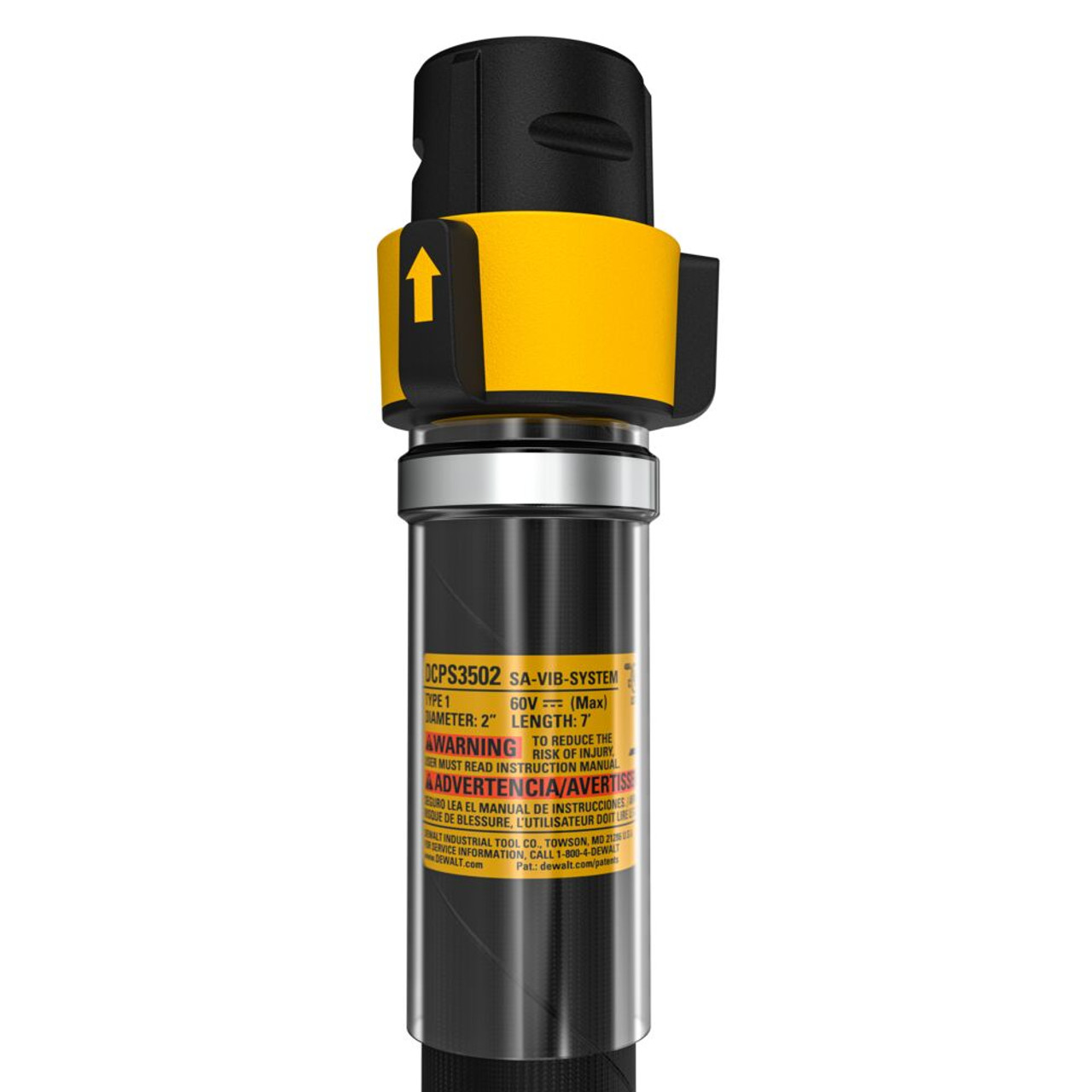 DeWalt DCPS3505 POWERSHIFT 2 inch Vibrator Head with 16ft. Shaft