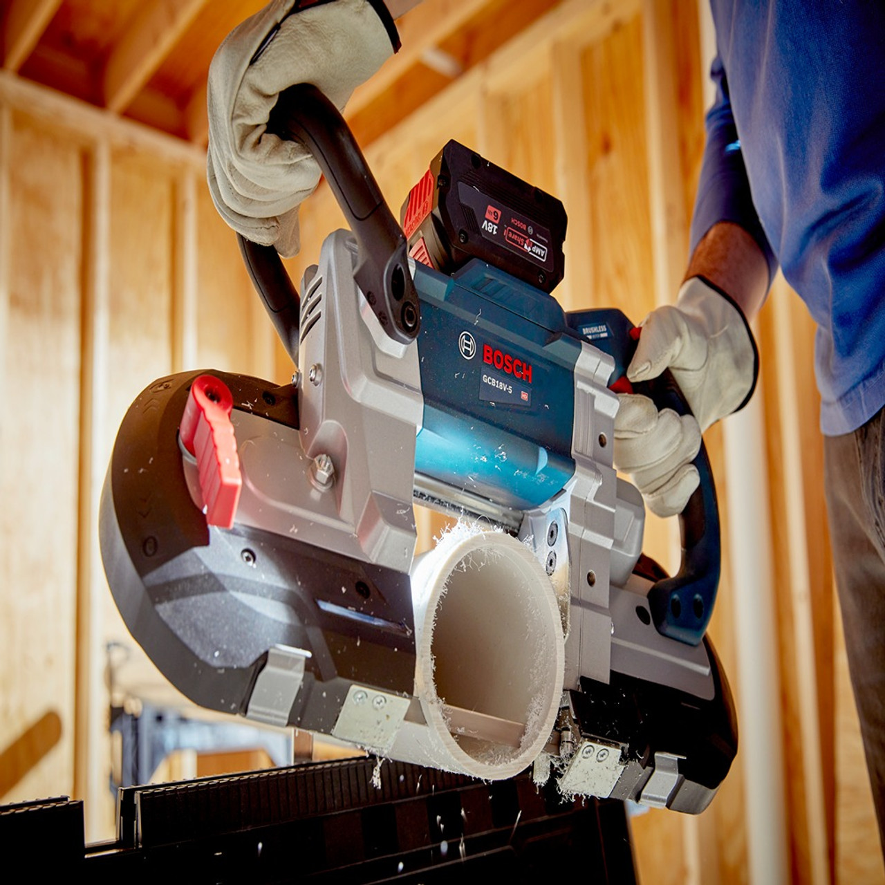 Bosch GCB18V-5N 18V Cordless Brushless 5 Inch Deep Cut Band Saw (Tool Only)