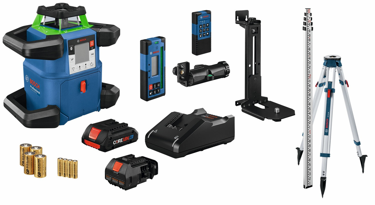 Bosch GRL4000-90CHVGK 18V REVOLVE4000 Connected Self-Leveling Horizontal/Vertical Rotary Laser Kit Bosch GRL4000-90CHVGK 18V REVOLVE4000 Connected Self-Leveling Horizontal/Vertical Rotary Laser Kit