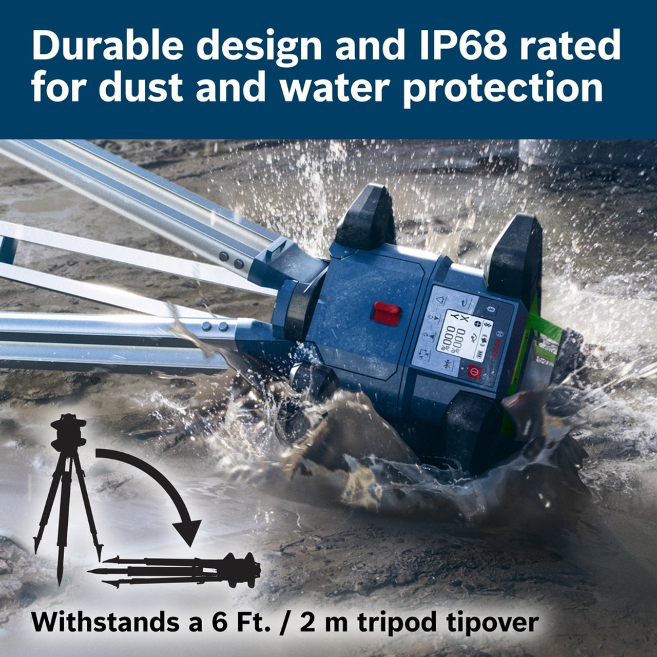 Bosch GRL4000-90CHVGK 18V REVOLVE4000 Connected Self-Leveling Horizontal/Vertical Rotary Laser Kit Bosch GRL4000-90CHVGK 18V REVOLVE4000 Connected Self-Leveling Horizontal/Vertical Rotary Laser Kit