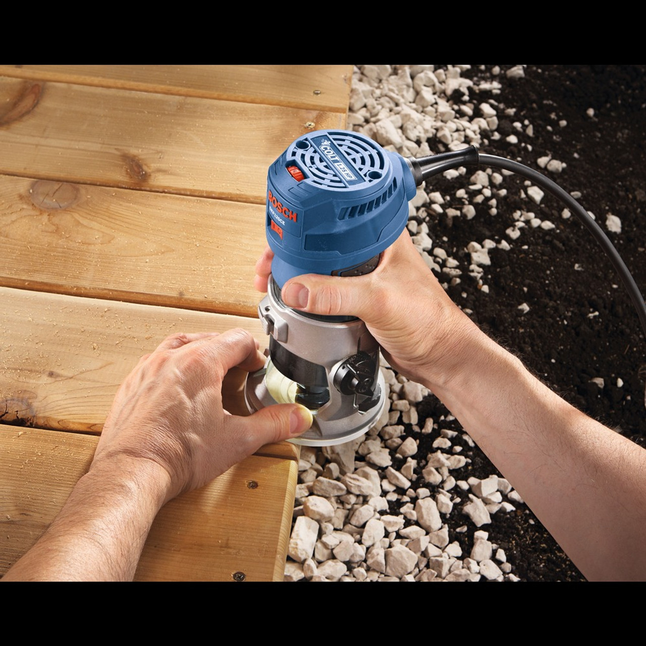 Bosch GKF125CEPK 7 Amp Colt 1.25 HP (Max) Variable-Speed Palm Router Combination Kit