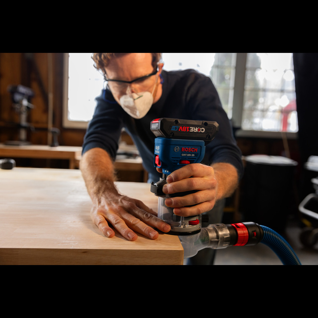 Bosch GKF18V-25N 18V Colt Variable-Speed Cordless Brushless Palm Router (Tool Only)