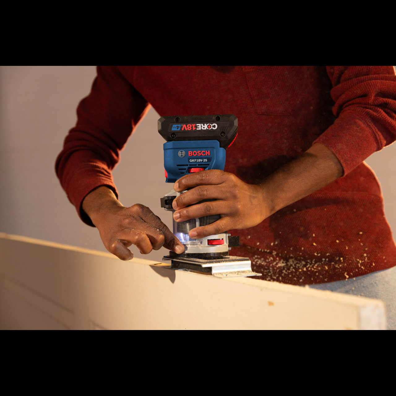 Bosch GKF18V-25N 18V Colt Variable-Speed Cordless Brushless Palm Router (Tool Only)