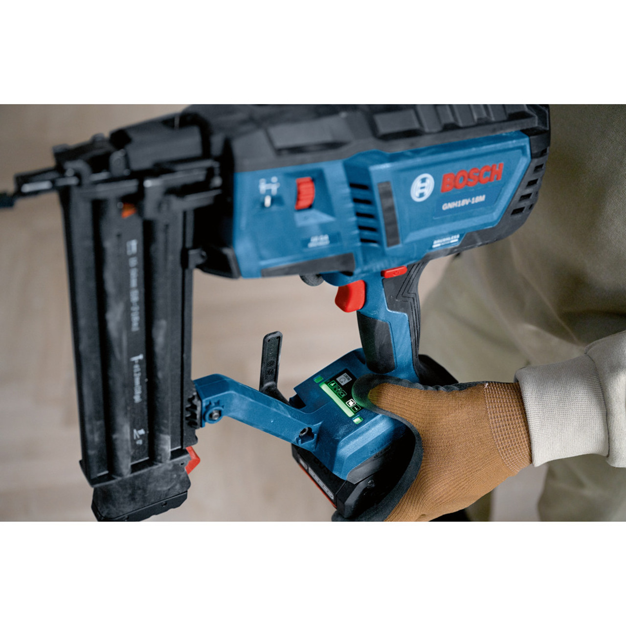 Bosch GNH18V-18MN 18V Cordless Brushless 18-Gauge 2-1/8 Inch Brad Nailer (Tool Only)