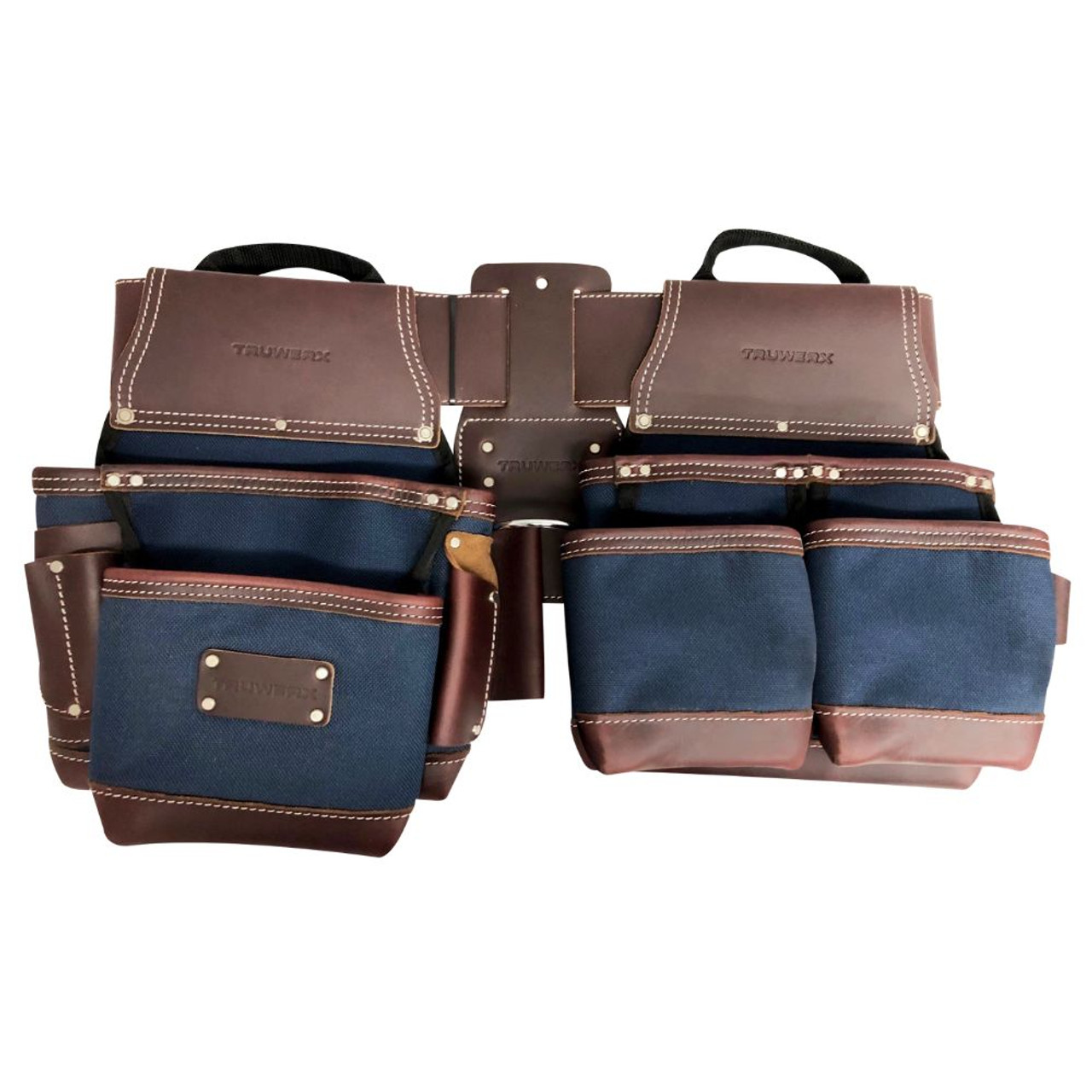 Truwerx 10192 Professional Contractor's Combo Apron - Nylon/Leather